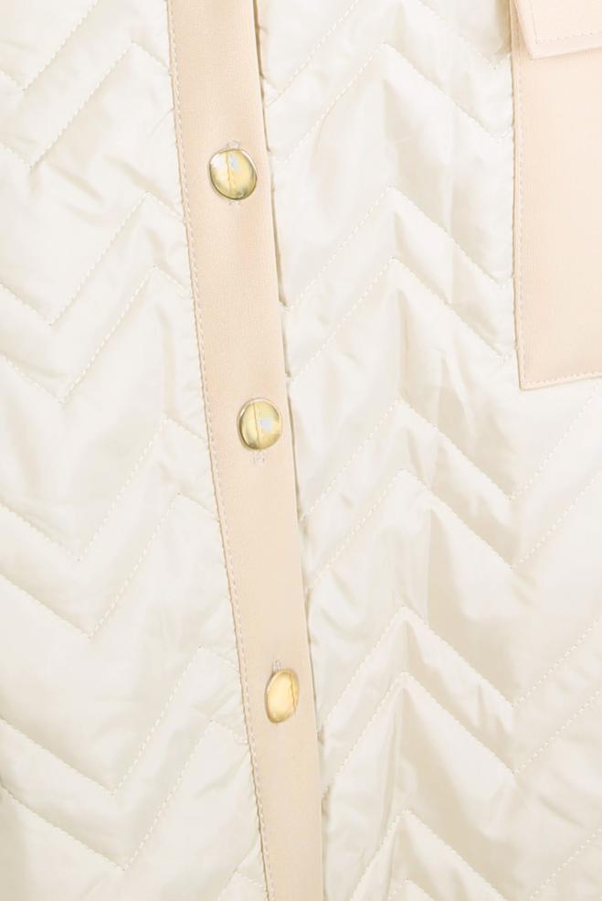 Vêtements hijab BEIGE VESTE À CAPUCHE 44205 - ALVİNA