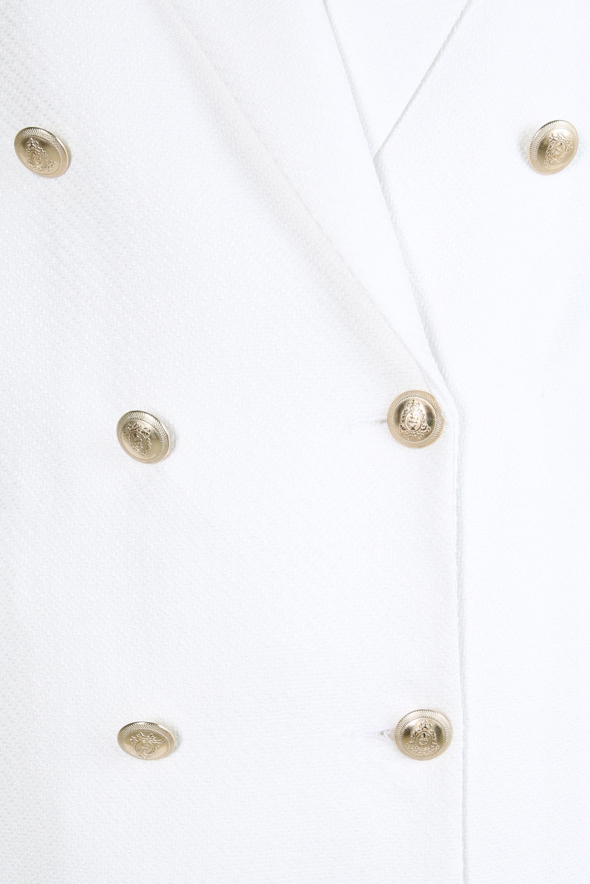 Tesettür giyim BEYAZ KRUVAZE YAKA CEKET 44275