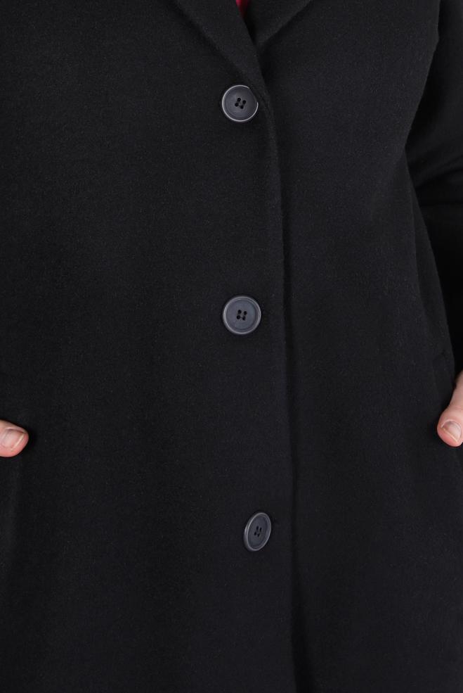 Hijab clothing BLACK JACKET WITH POCKET DETAIL 44276 - ALVİNA