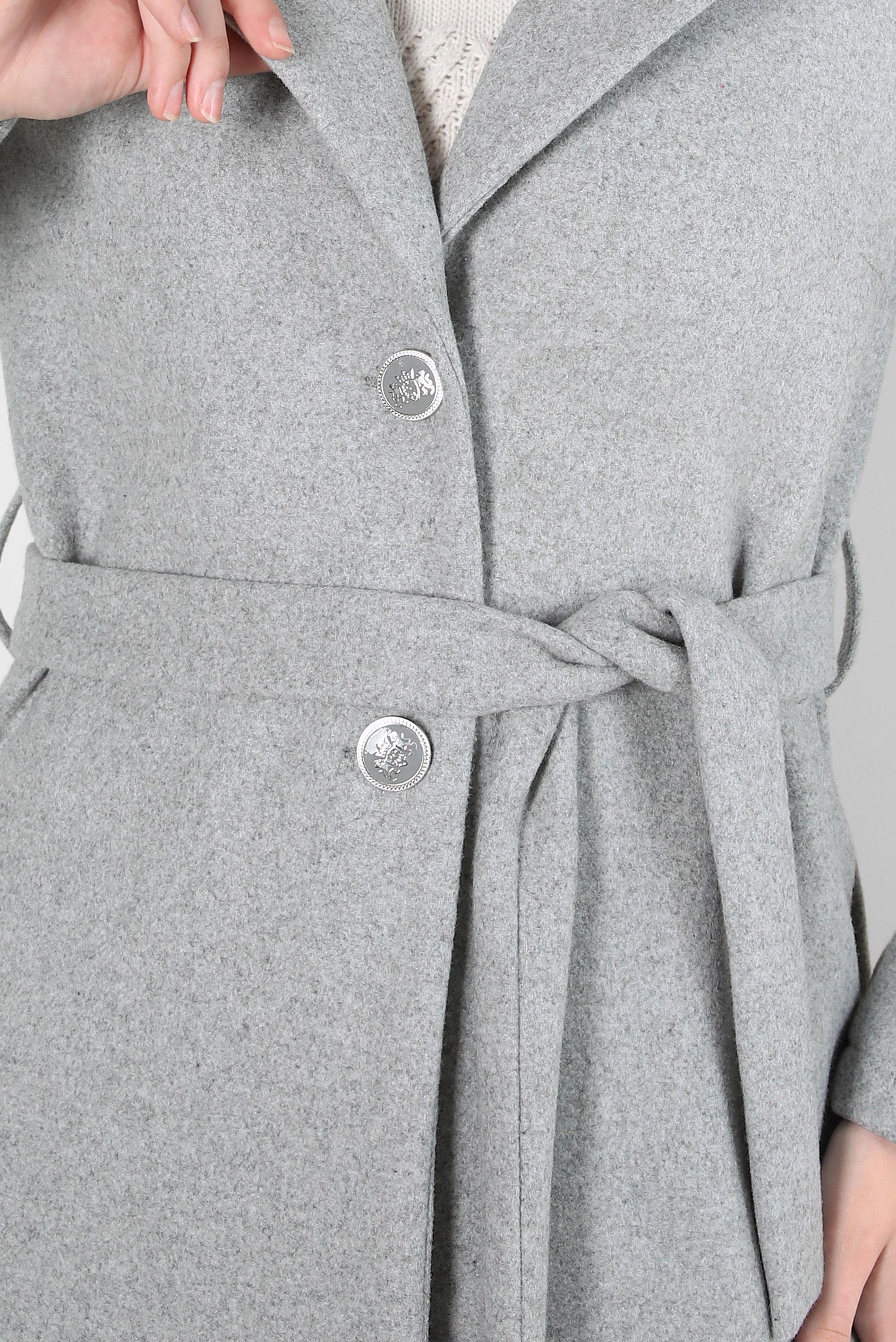 Tesettür giyim GRİ KUŞAKLI CEKET 44277