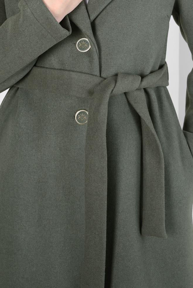 Vêtements hijab KAKI VESTE CEINTURE 44277 - ALVİNA