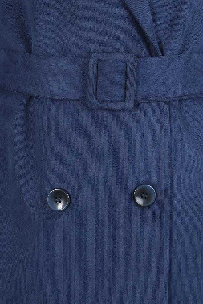 Vêtements hijab BLEU MARINE VESTE CEINTURE 44334-1 - ALVİNA