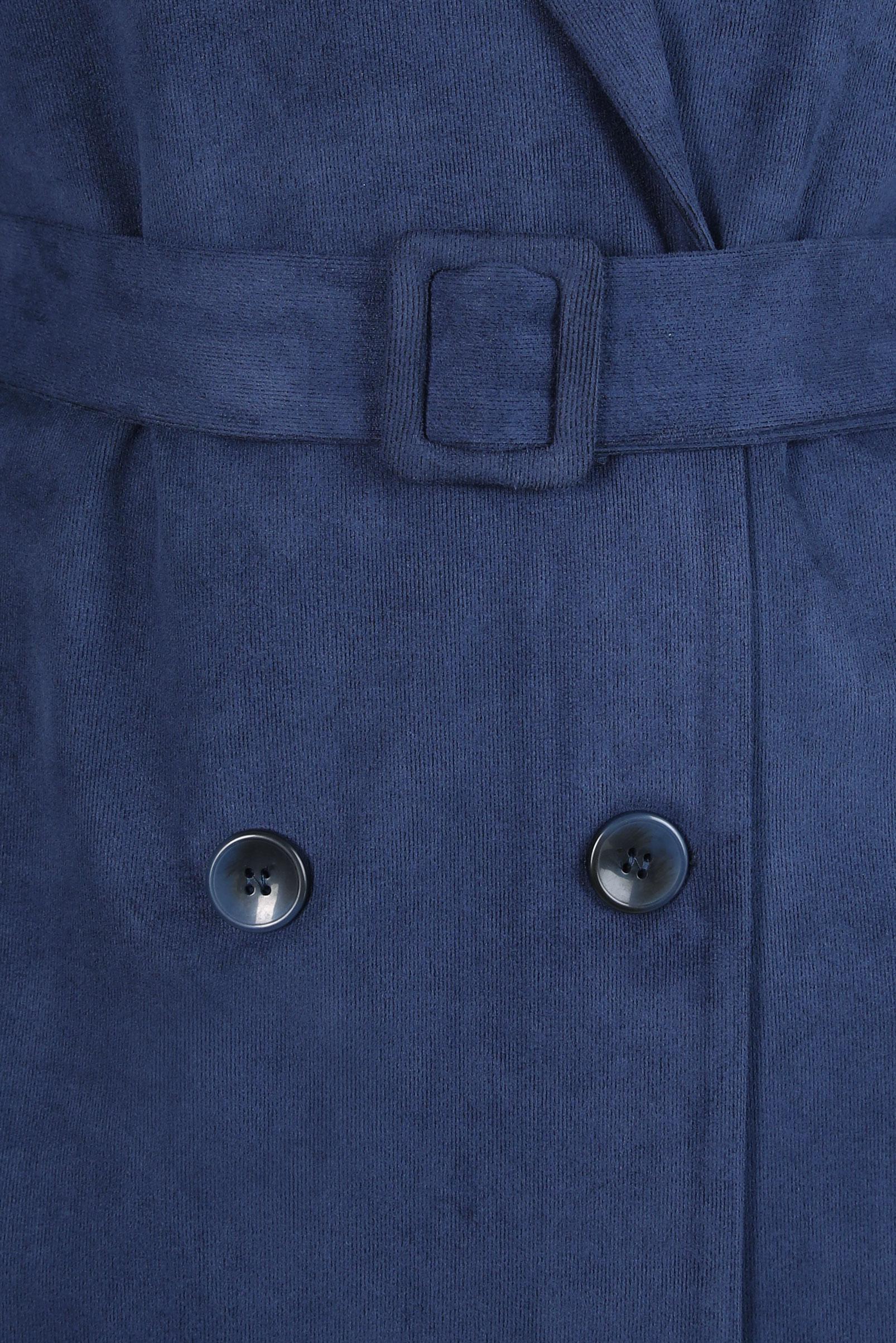 Hijab clothing NAVY BLUE BELTED JACKET 44334-1