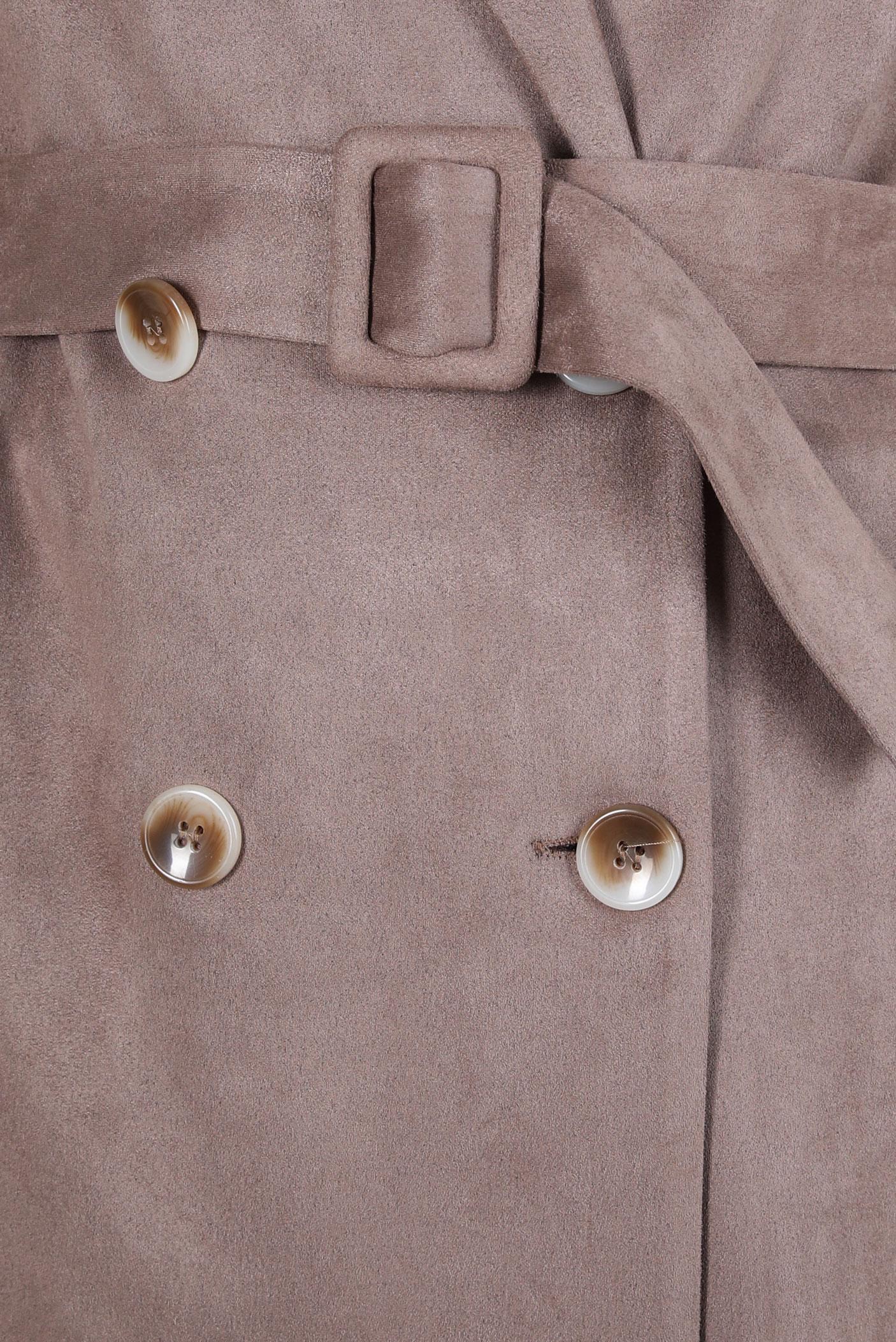 Hijab clothing MINK BELTED SUEDE JACKET 44334