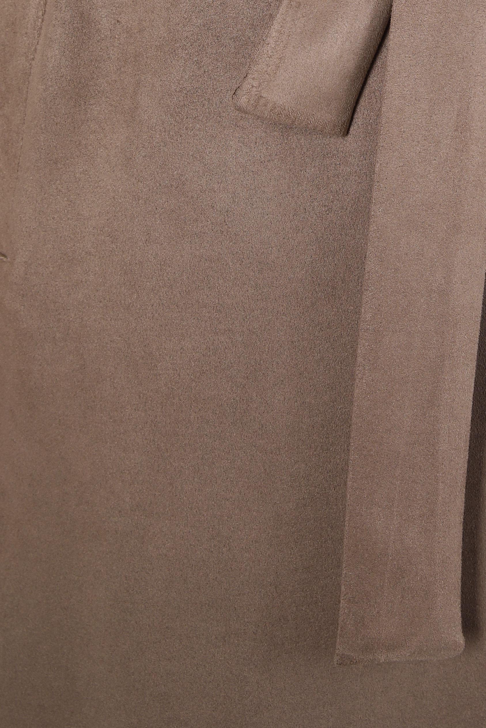 Hijab clothing BROWN HOODED SUEDE JACKET 44336