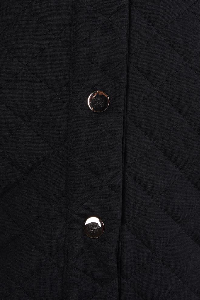 Vêtements hijab NOIR VESTE MATELASSÉE 44351 - ALVİNA