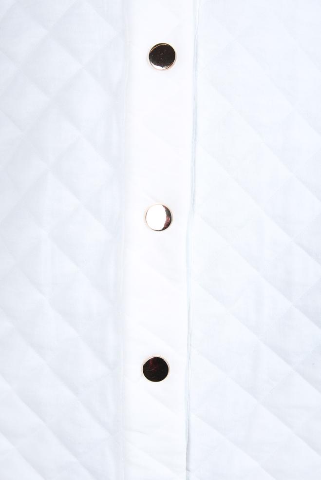 Vêtements hijab BLANC VESTE MATELASSÉE 44351 - ALVİNA