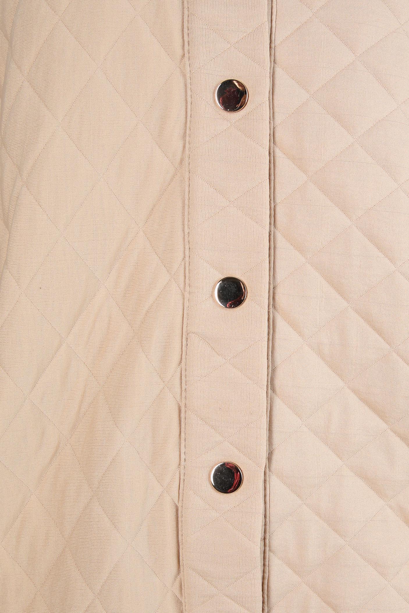 Hijab clothing BEIGE QUILTED JACKET 44351