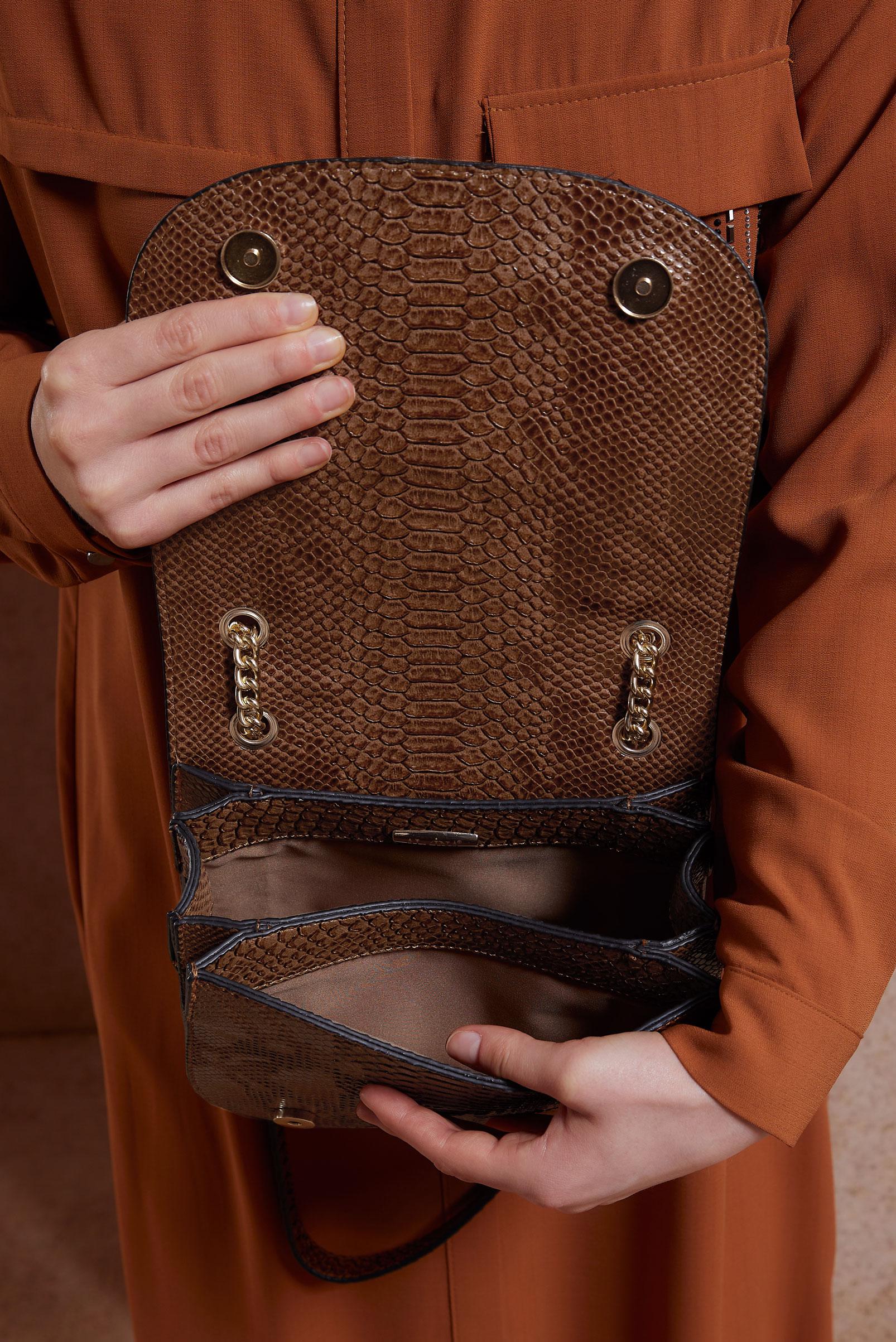 Tesettür giyim TABA ALVİNA ÇANTA 816