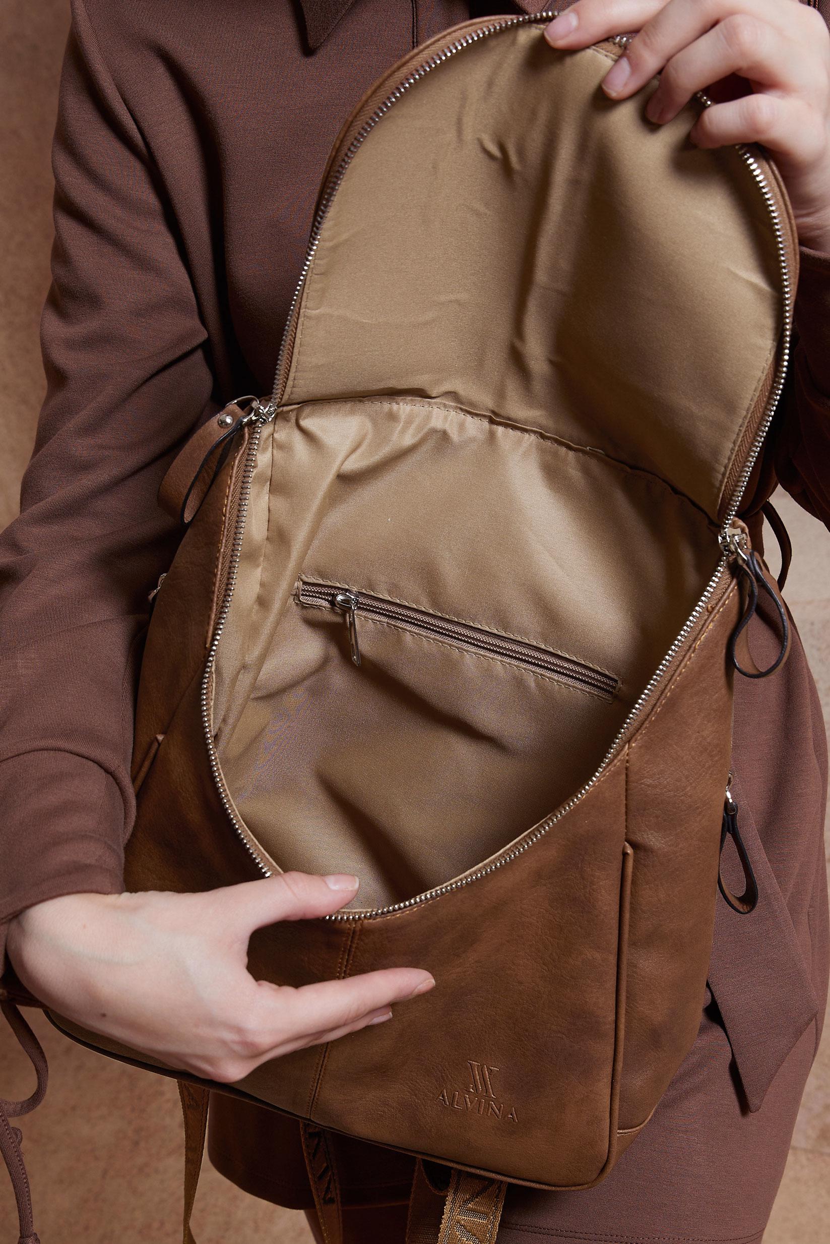 Tesettür giyim TABA ALVİNA SIRT ÇANTA 910