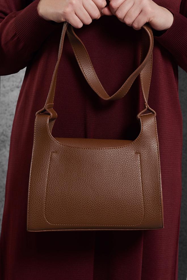 Tesettür giyim TABA  ALVİNA ÇANTA 922 - ALVİNA