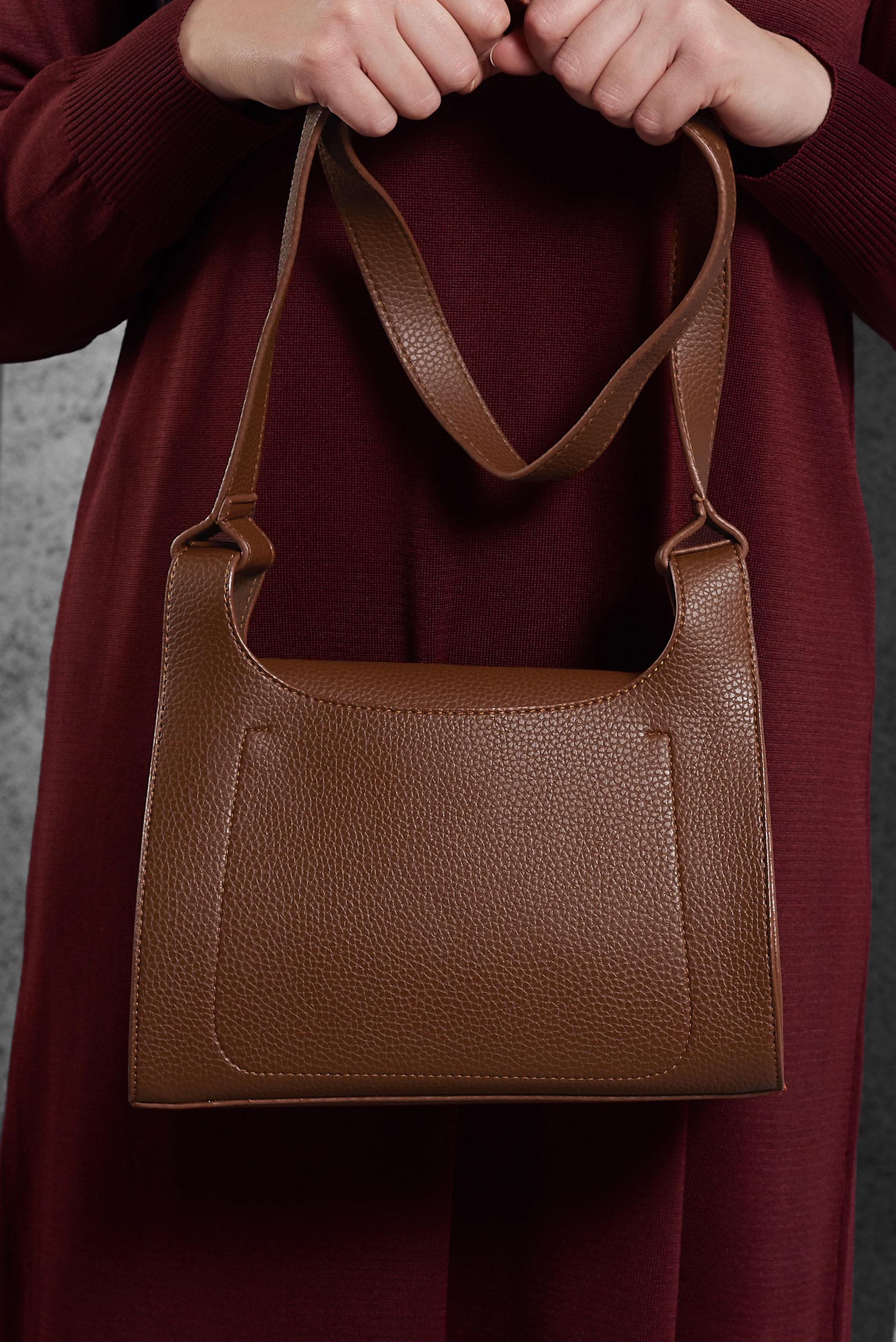 Tesettür giyim TABA  ALVİNA ÇANTA 922