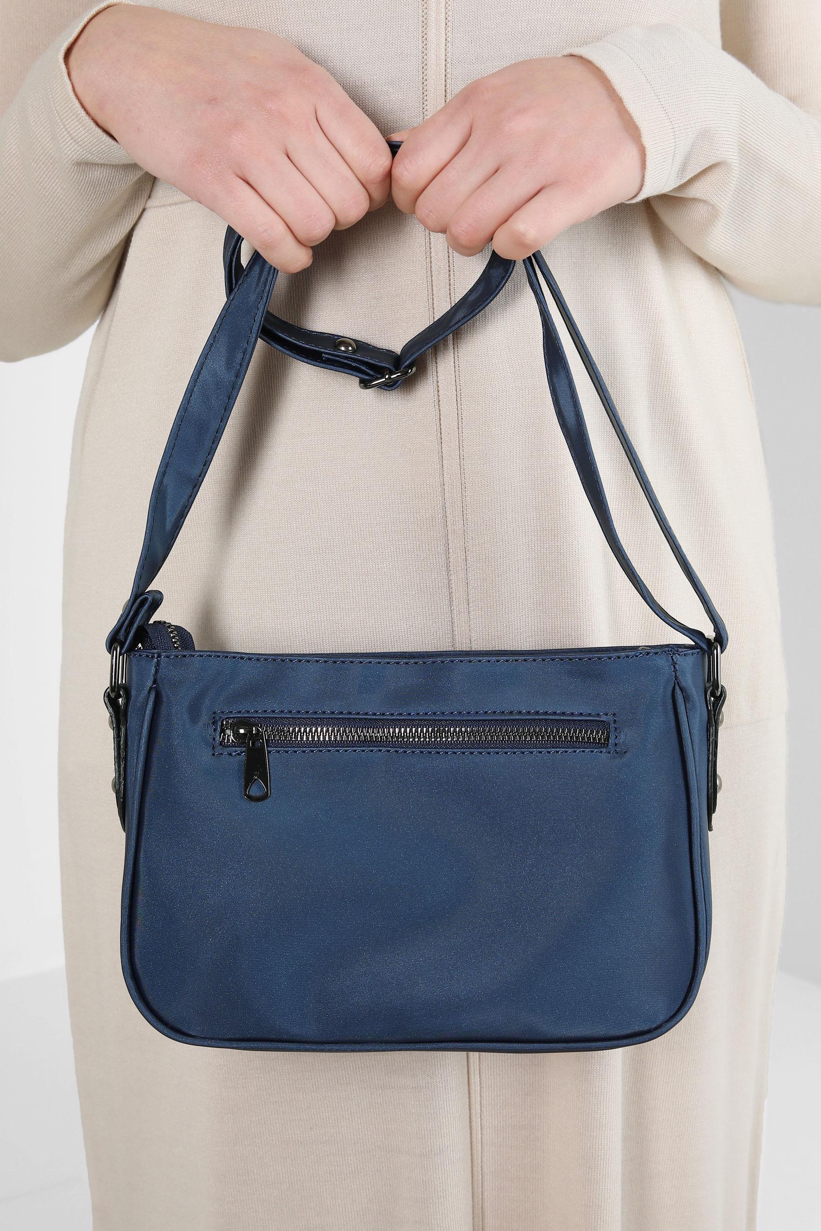 Tesettür giyim LACİVERT ALVİNA ÇANTA 941