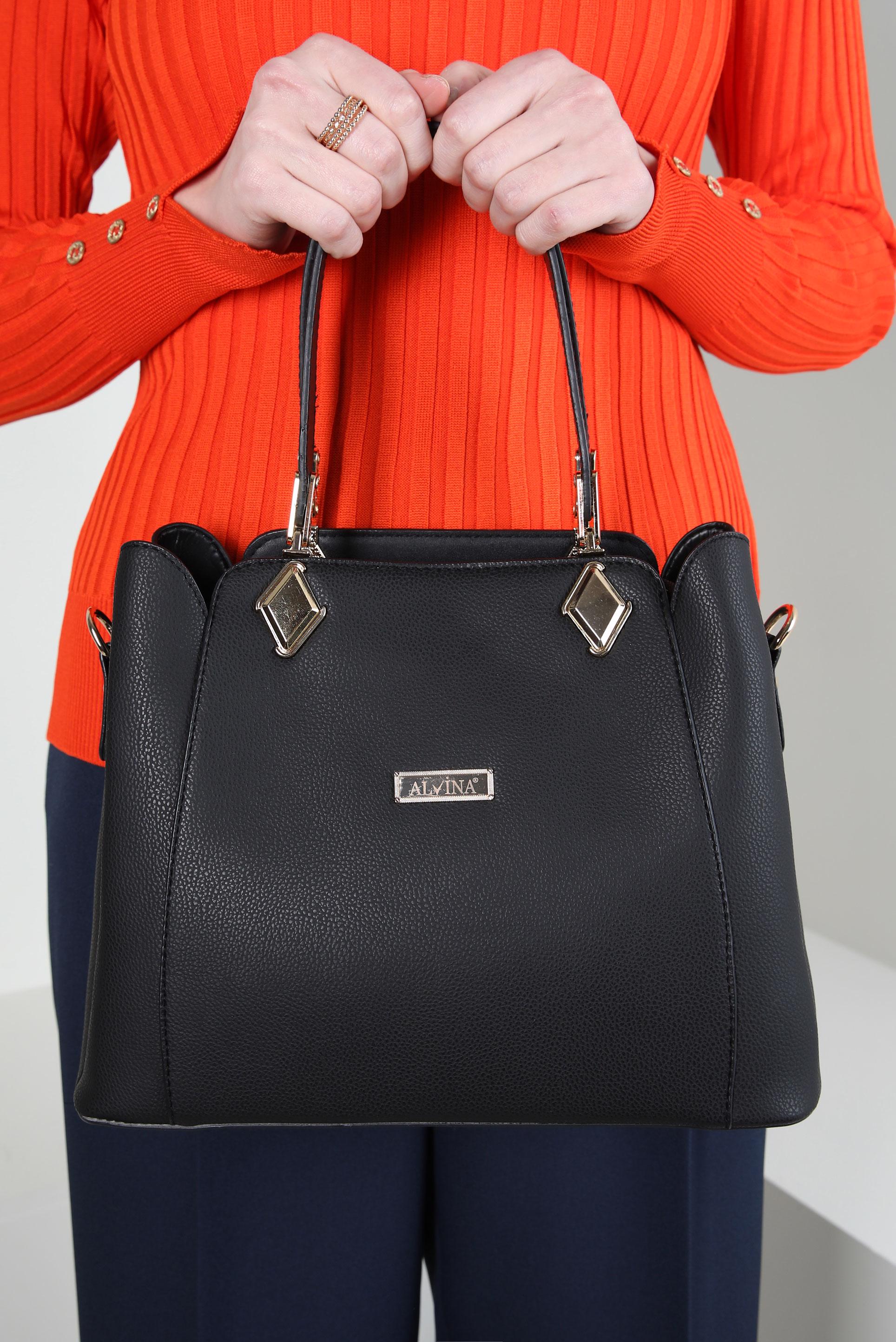 Tesettür giyim SİYAH ALVİNA ÇANTA 954