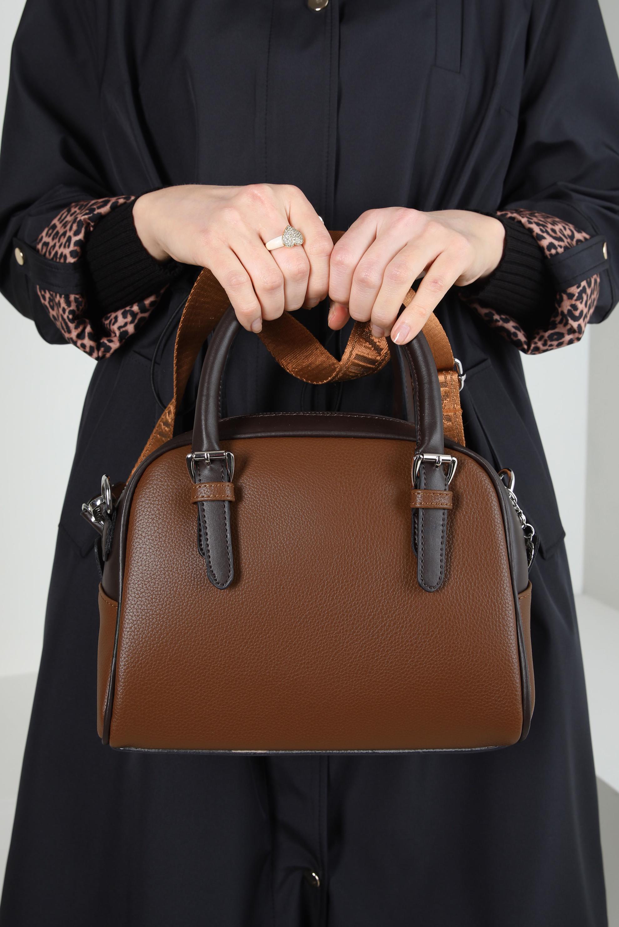 Tesettür giyim TABA ALVİNA ÇANTA 964