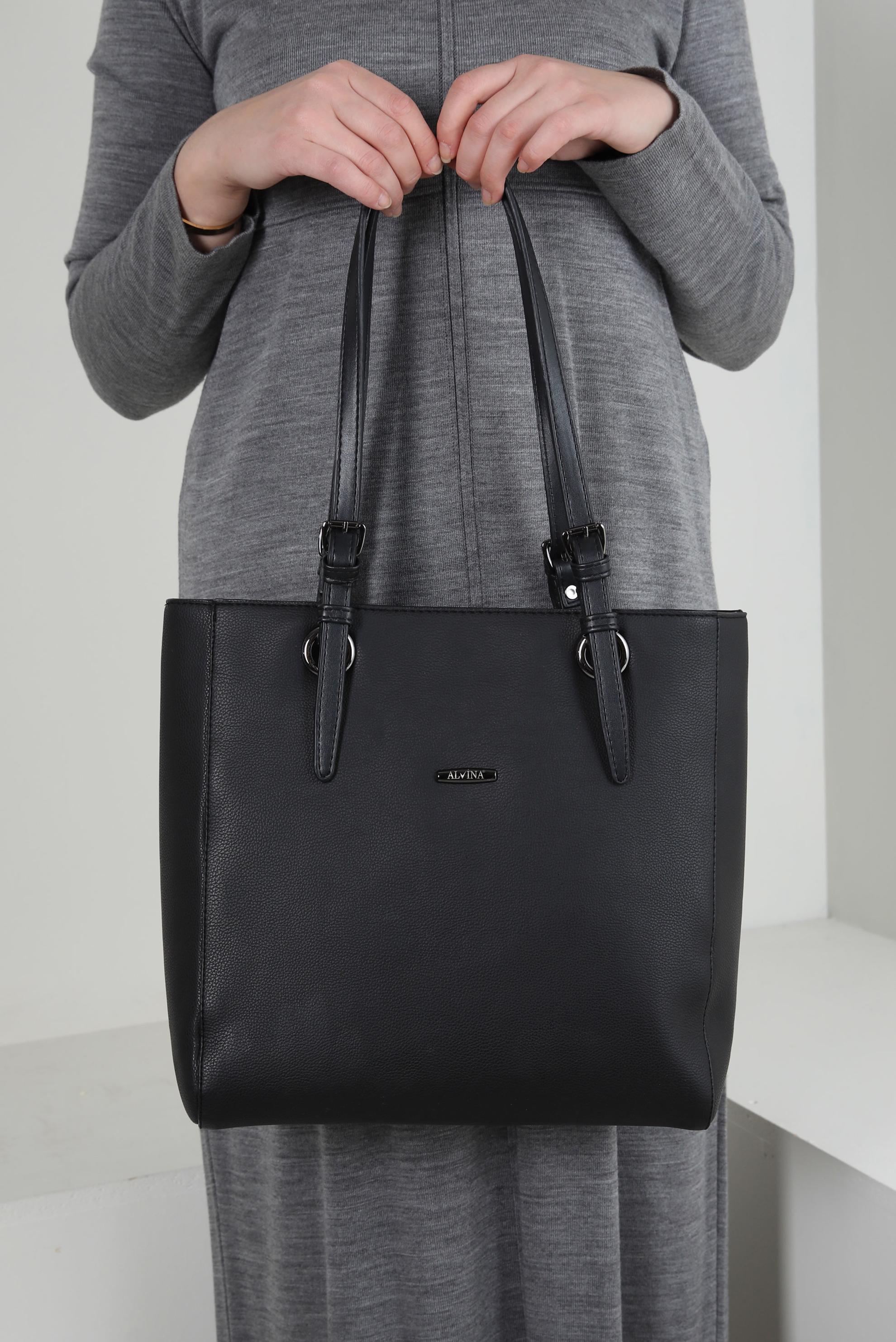 Tesettür giyim SİYAH ALVİNA ÇANTA 966