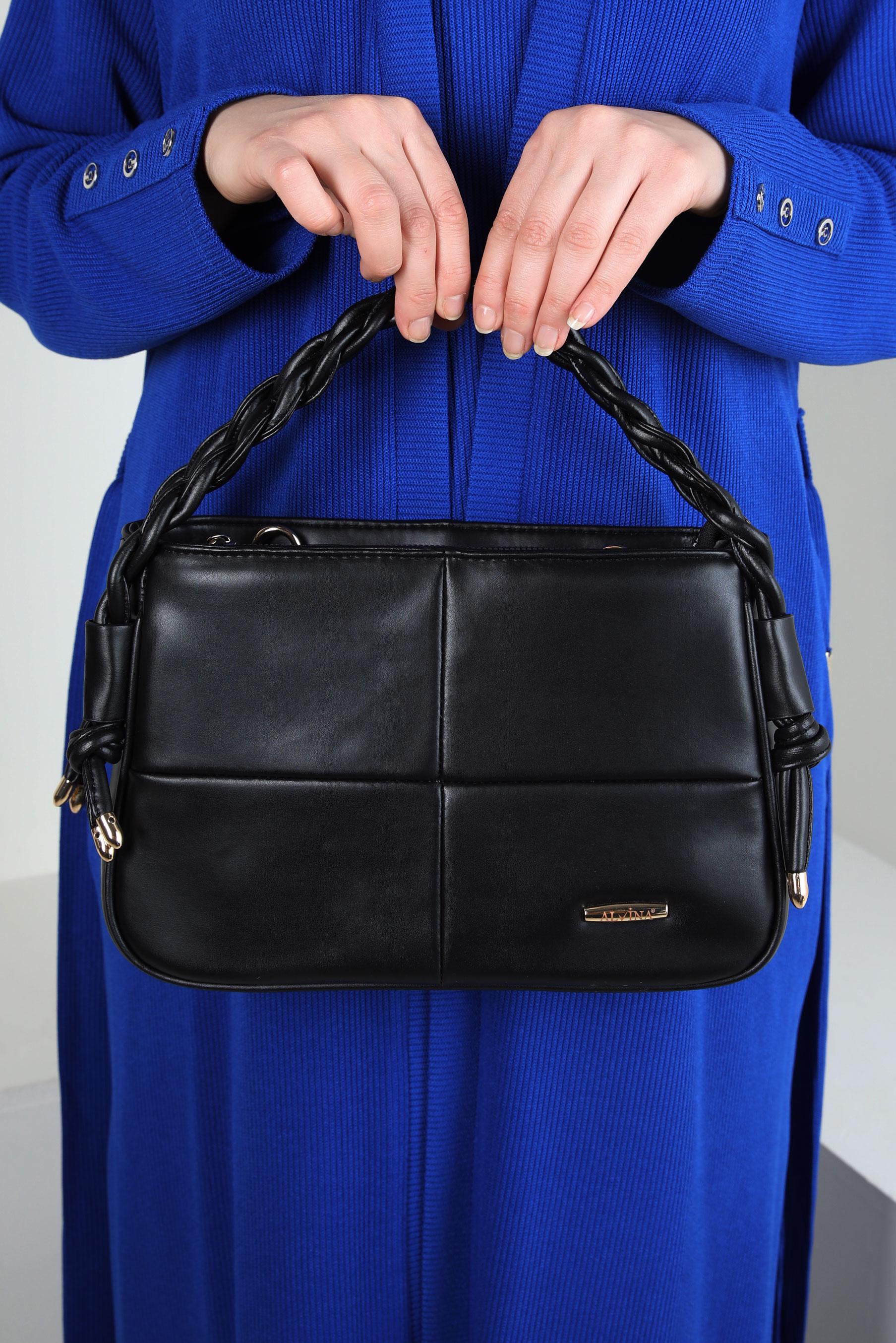 Tesettür giyim SİYAH ALVİNA ÇANTA 970