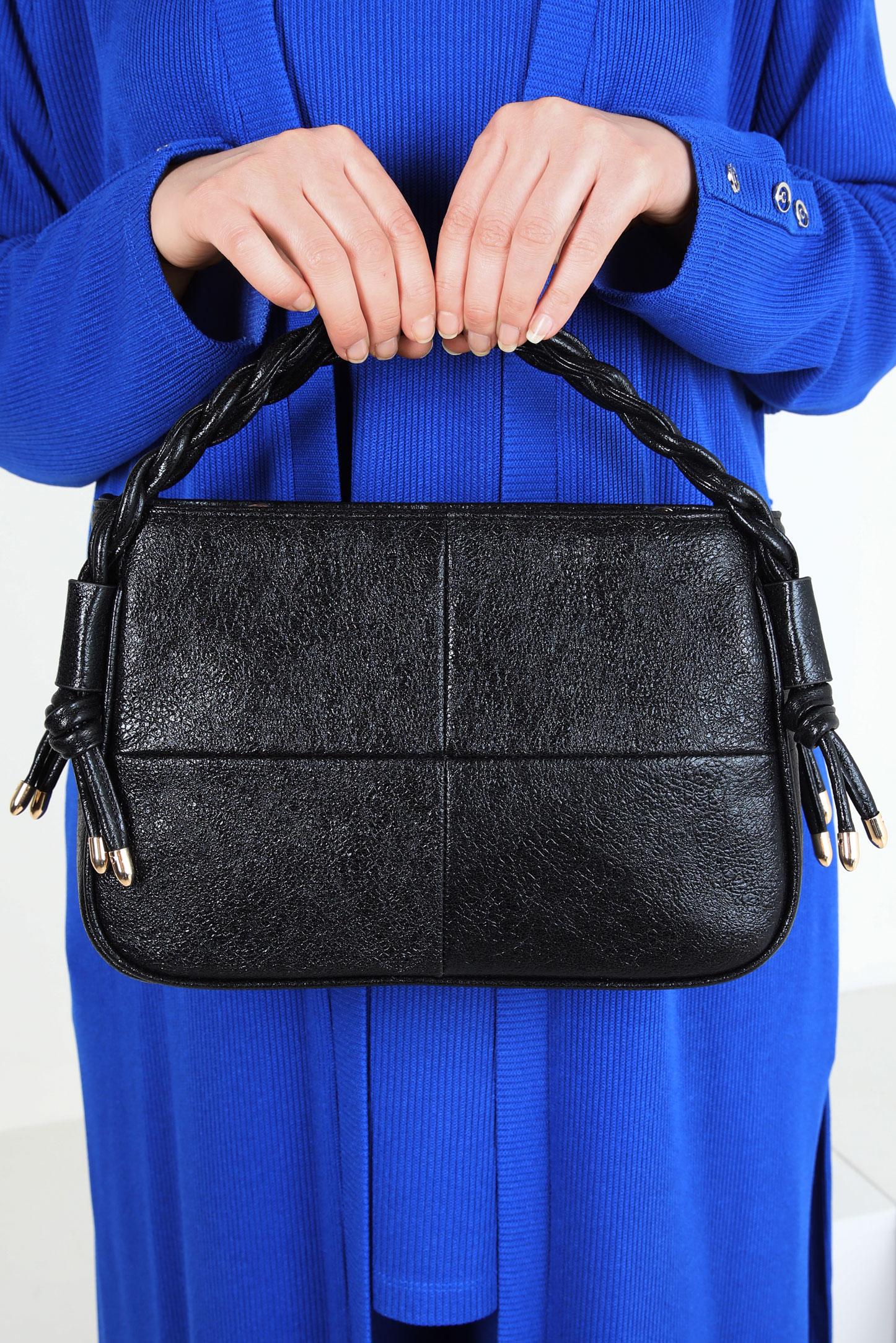 Tesettür giyim SİYAH ALVİNA ÇANTA 970