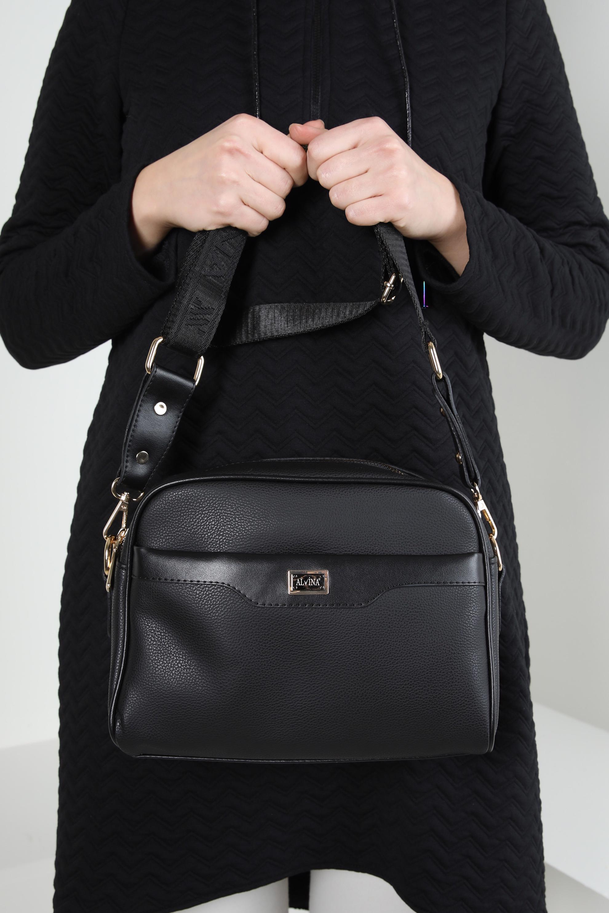 Tesettür giyim SİYAH ALVİNA ÇANTA 987