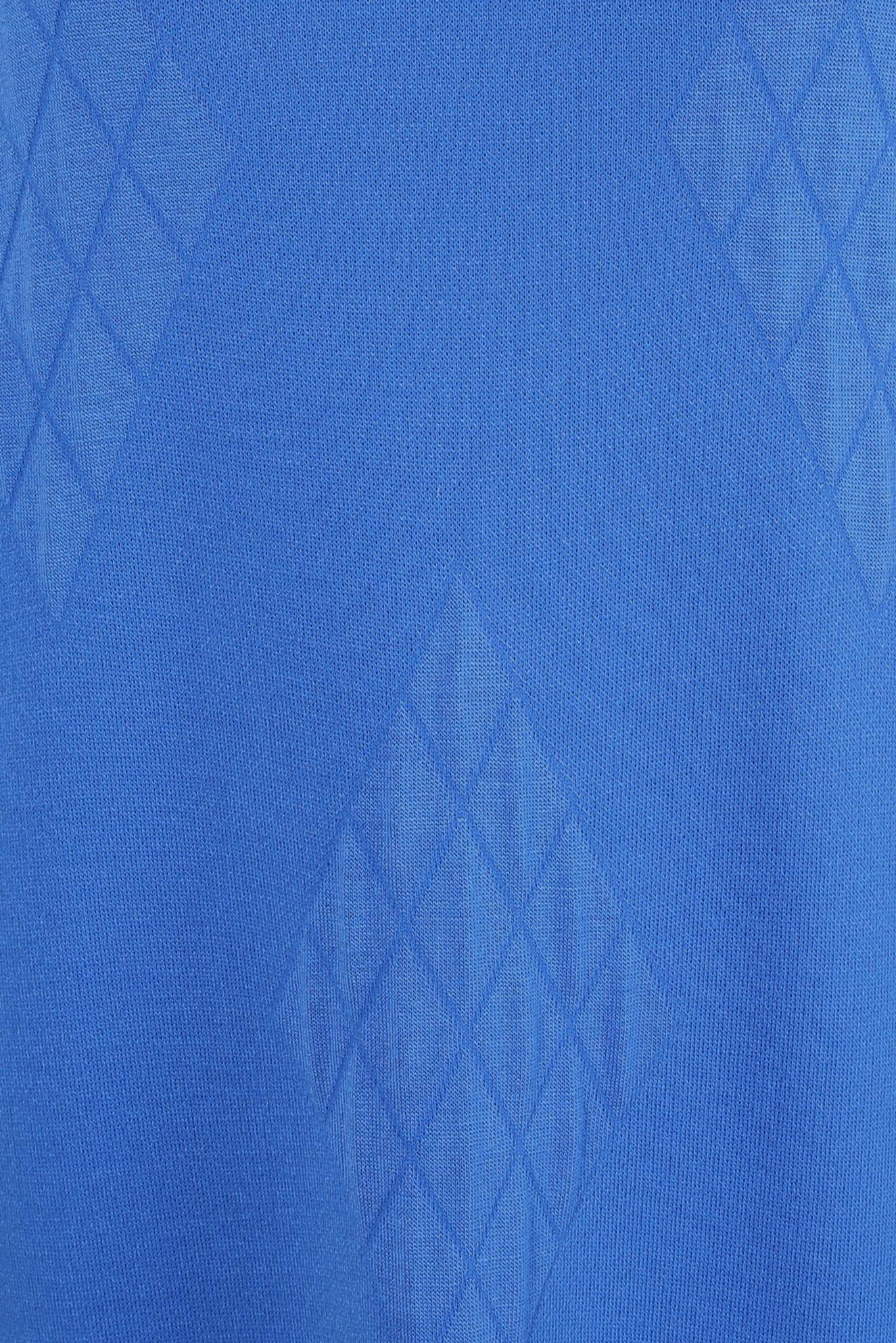 Tesettür giyim MAVİ BOĞAZLI YAKA TRİKO ELBİSE 44023