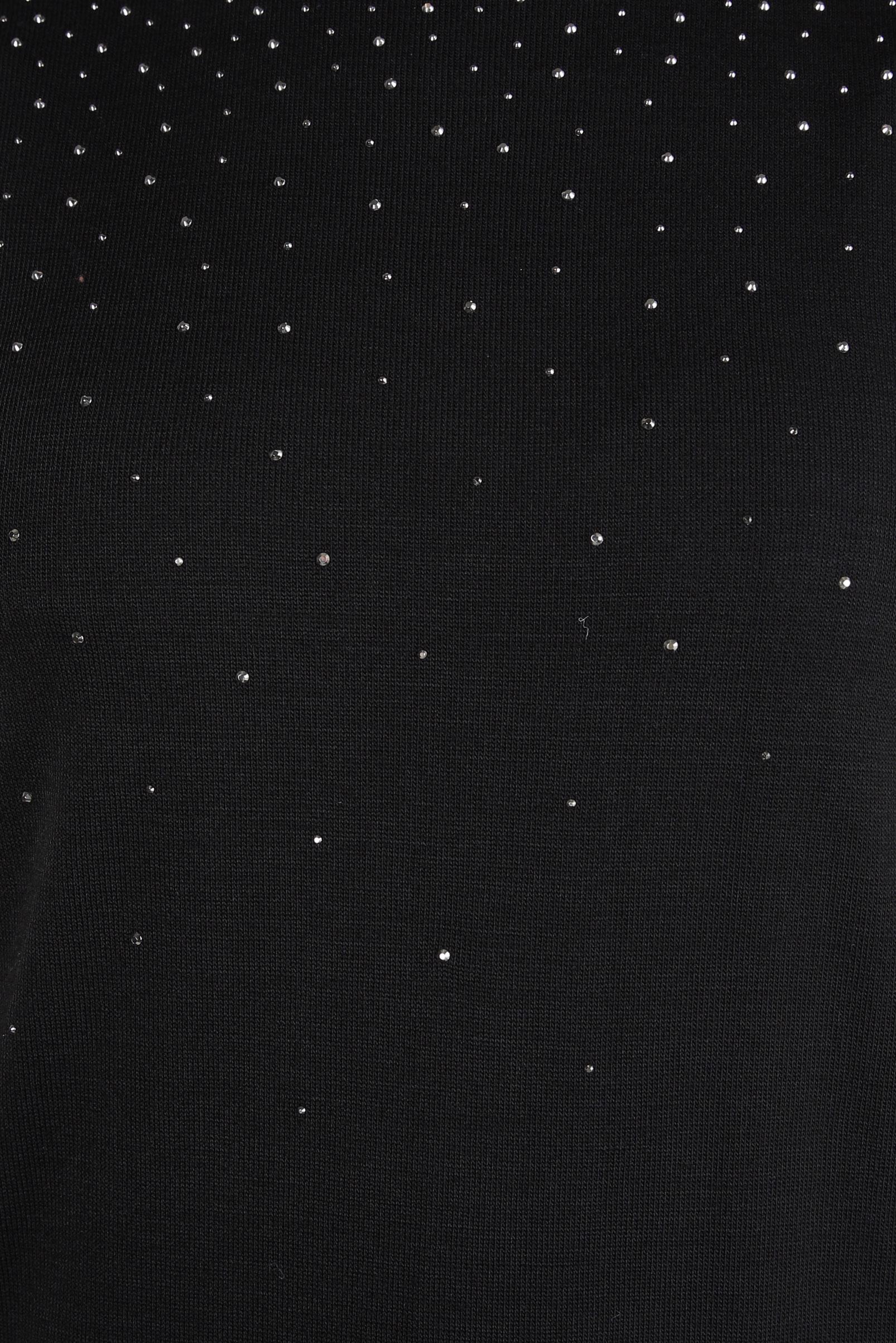 Hijab clothing BLACK KNITWEAR DRESS 44027