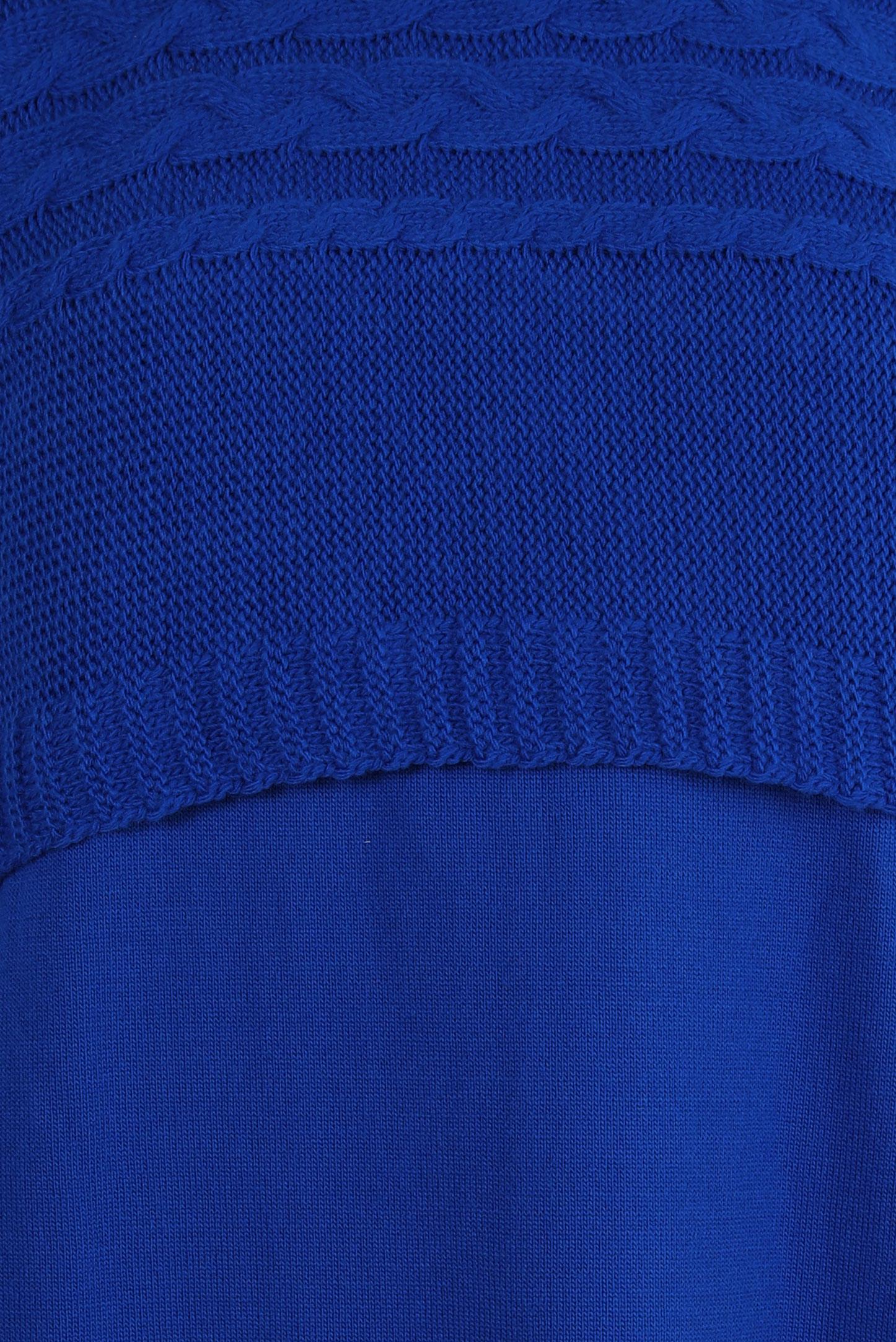 Vêtements hijab BLEU MARINE COSTUME ROBE EN TRICOT 44090