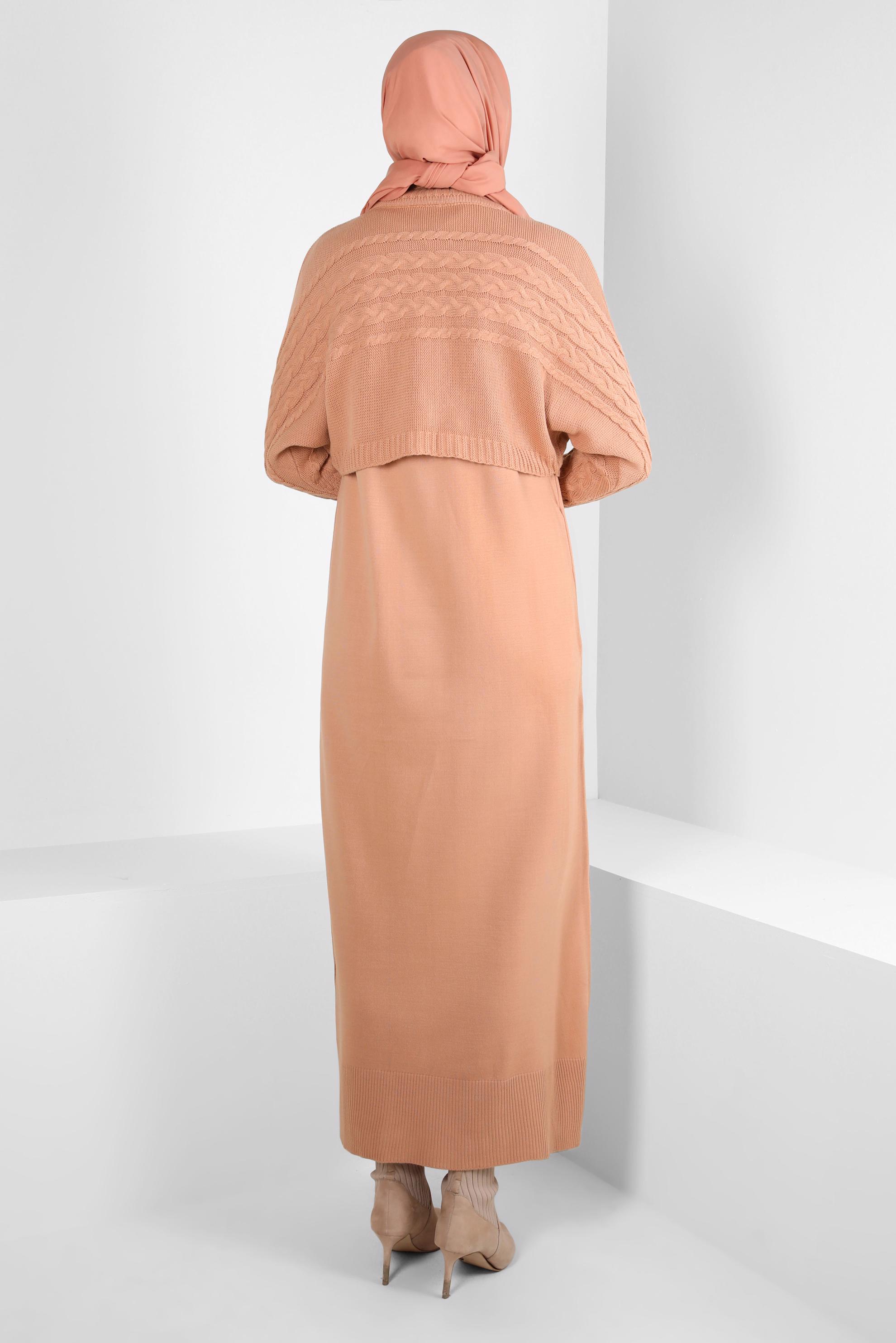 Vêtements hijab POUDRE COSTUME ROBE EN TRICOT 44090