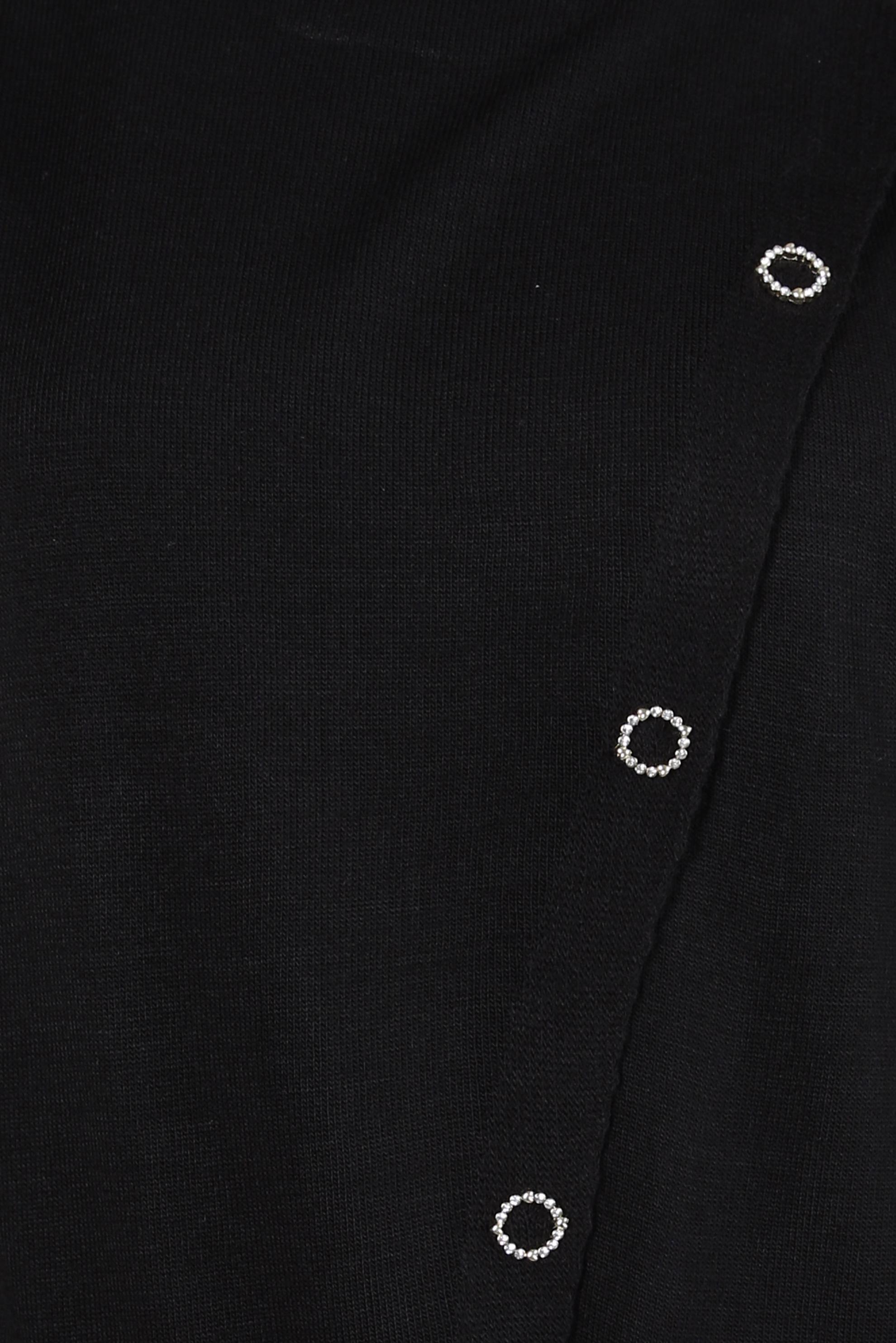 Hijab clothing BLACK KNITWEAR DRESS SUIT 44091