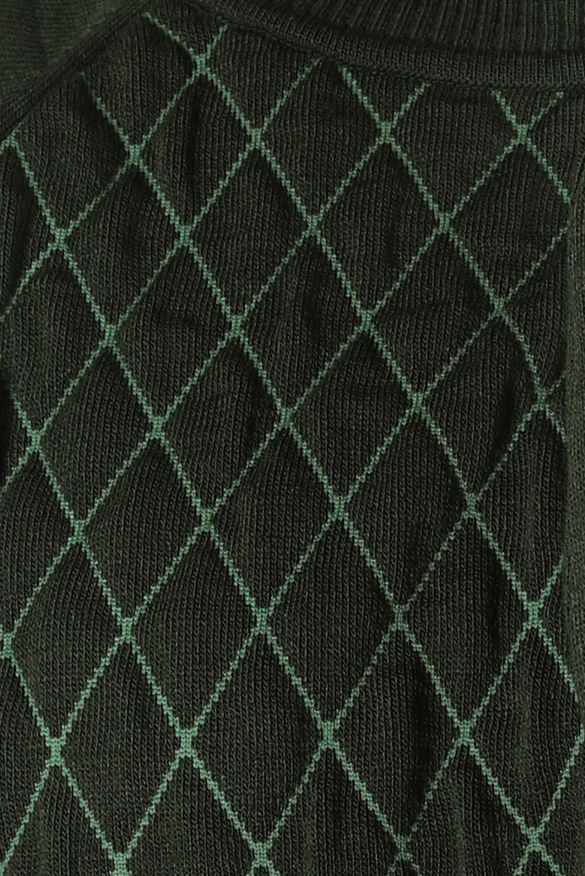 Tesettür giyim HAKİ KUŞAKLI TRİKO ELBİSE 44093