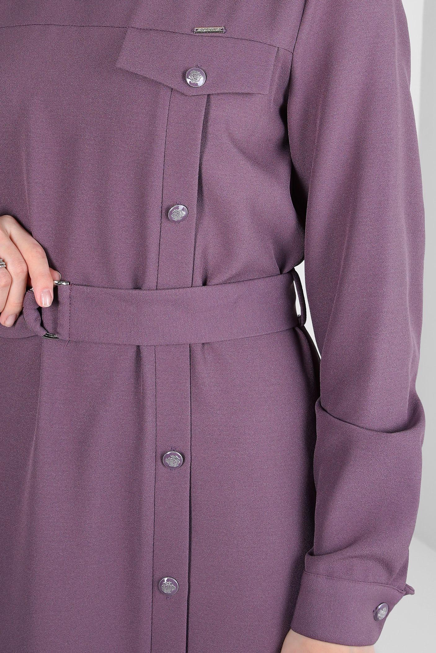 Hijab clothing PURPLE BELTED DRESS 44160