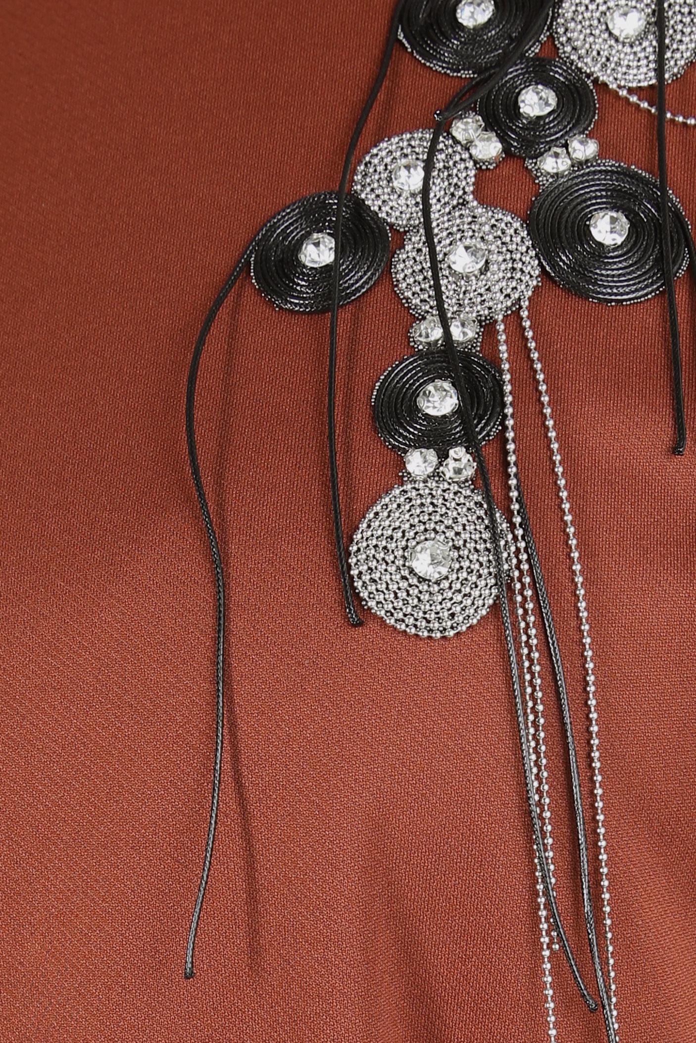 Hijab clothing ORANGE BELTED DRESS 44213