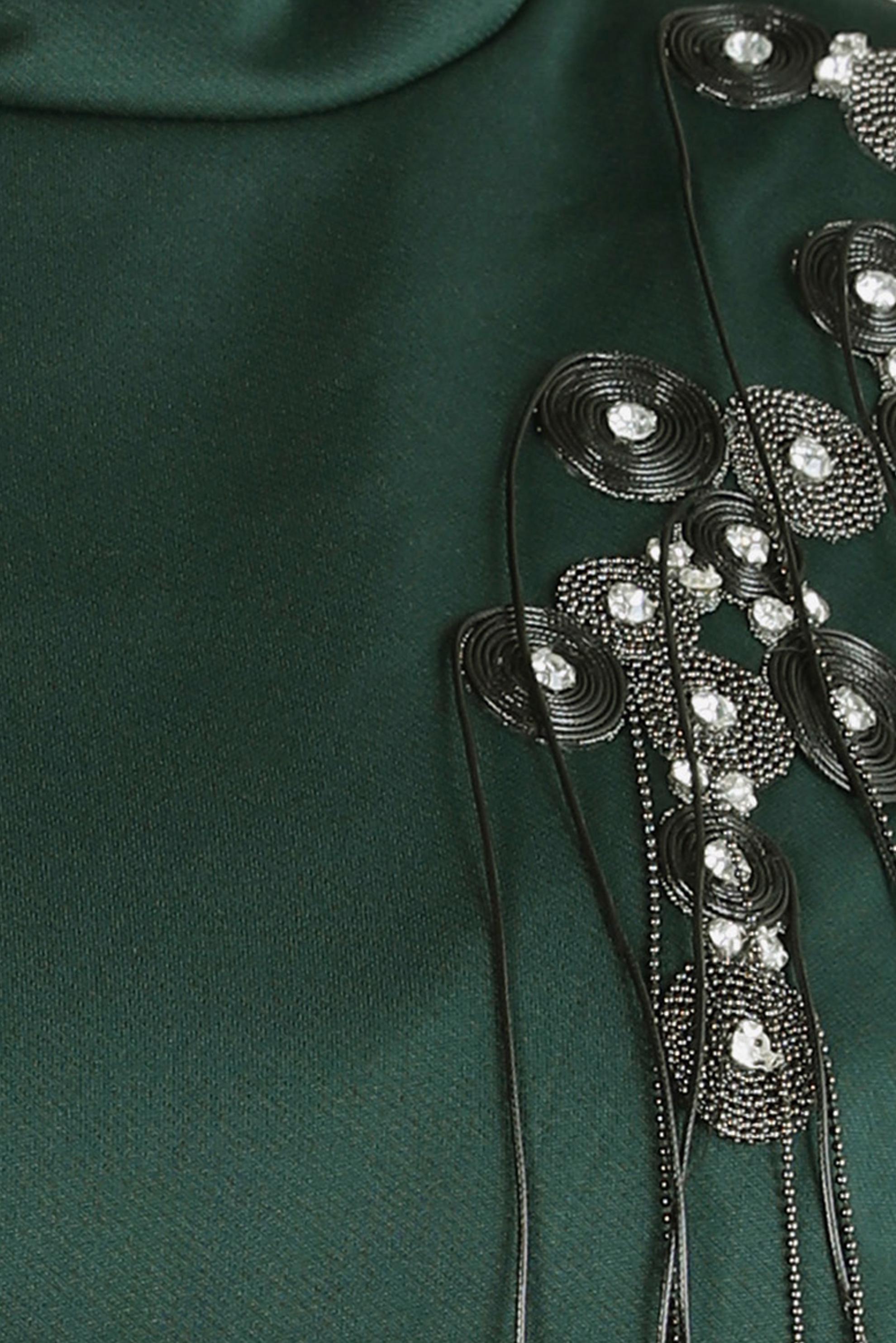 Vêtements hijab VERT ROBE CEINTURE 44213