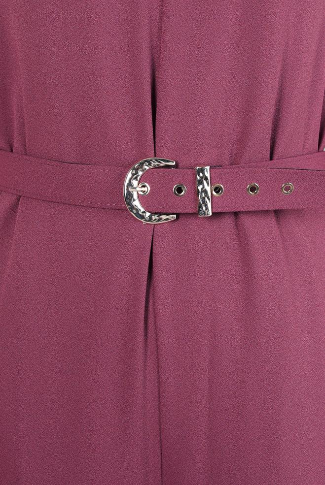 Hijab clothing PINK BELTED 2-PIECE JUMPSUIT 44231 - ALVİNA