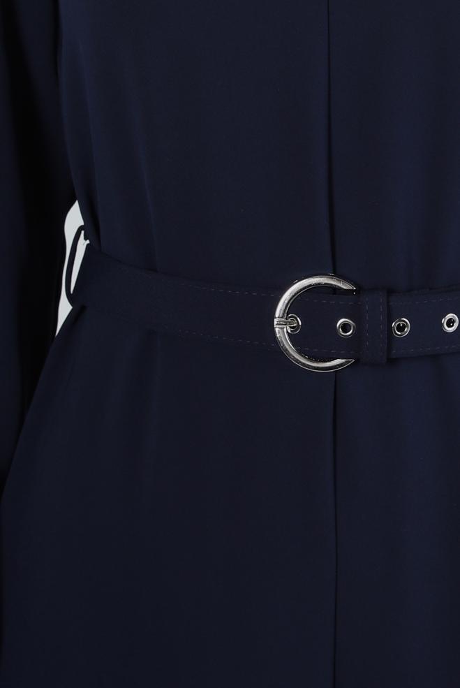 Hijab clothing NAVY BLUE BELTED JUMPSUIT 44253 - ALVİNA