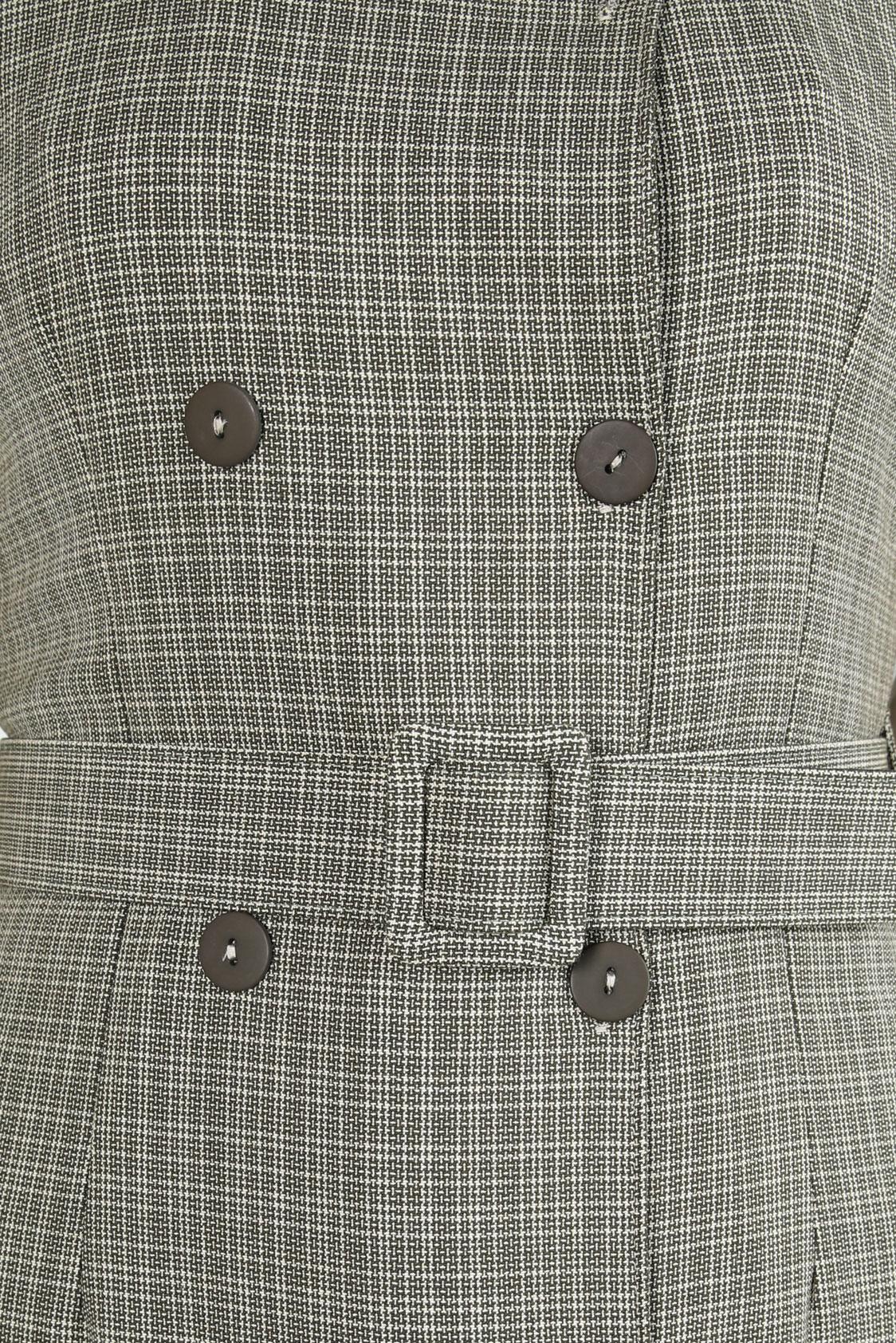 Tesettür giyim HAKİ KEMERLİ JİLE ELBİSE 44279