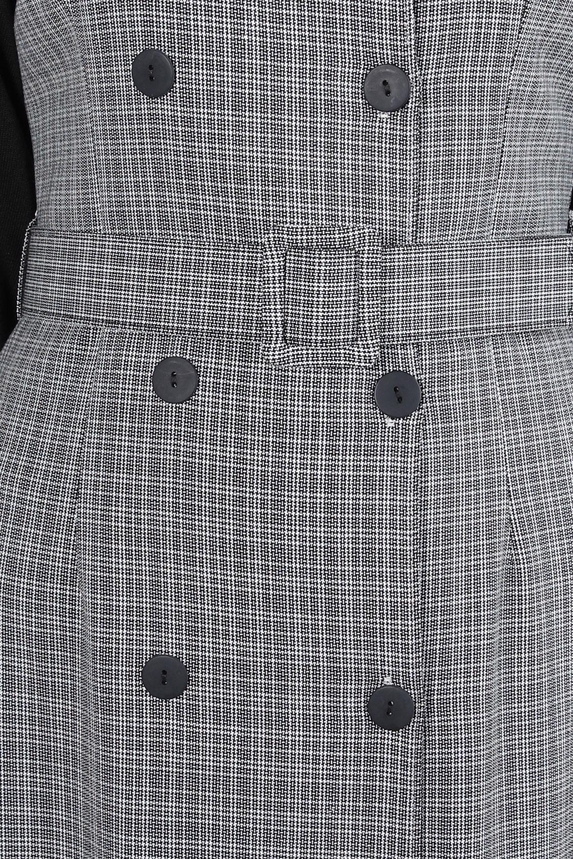 Hijab clothing BLACK BELTED PINAFORE DRESS 44279