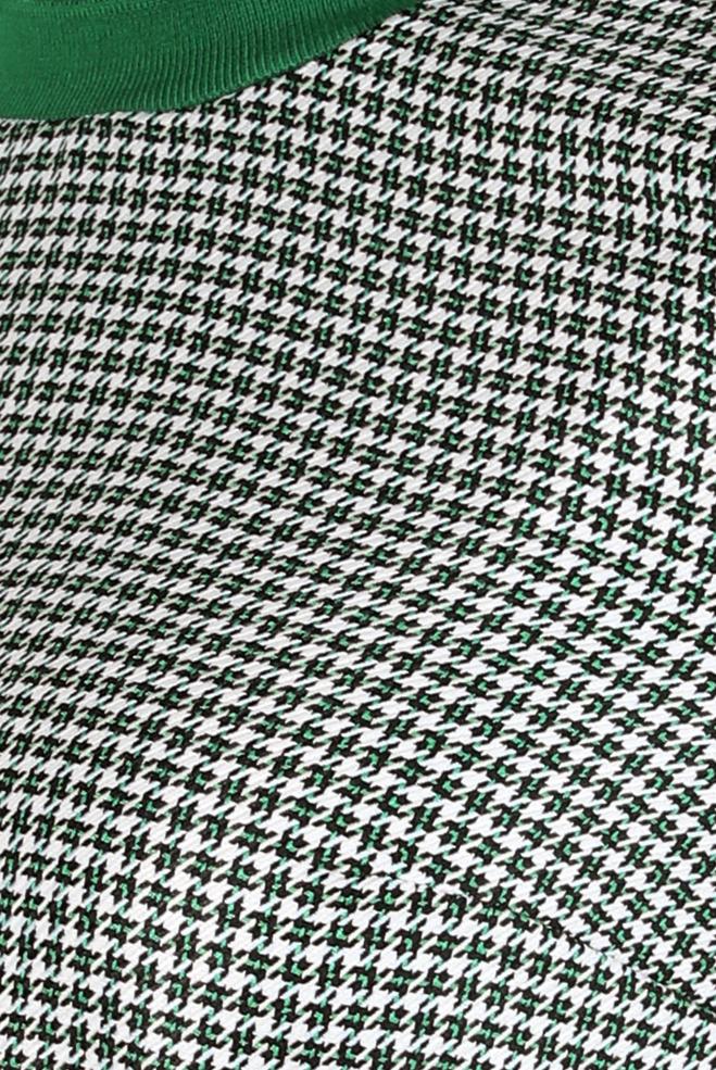 Tesettür giyim YEŞİL KEMERLİ ELBİSE 44332 - ALVİNA