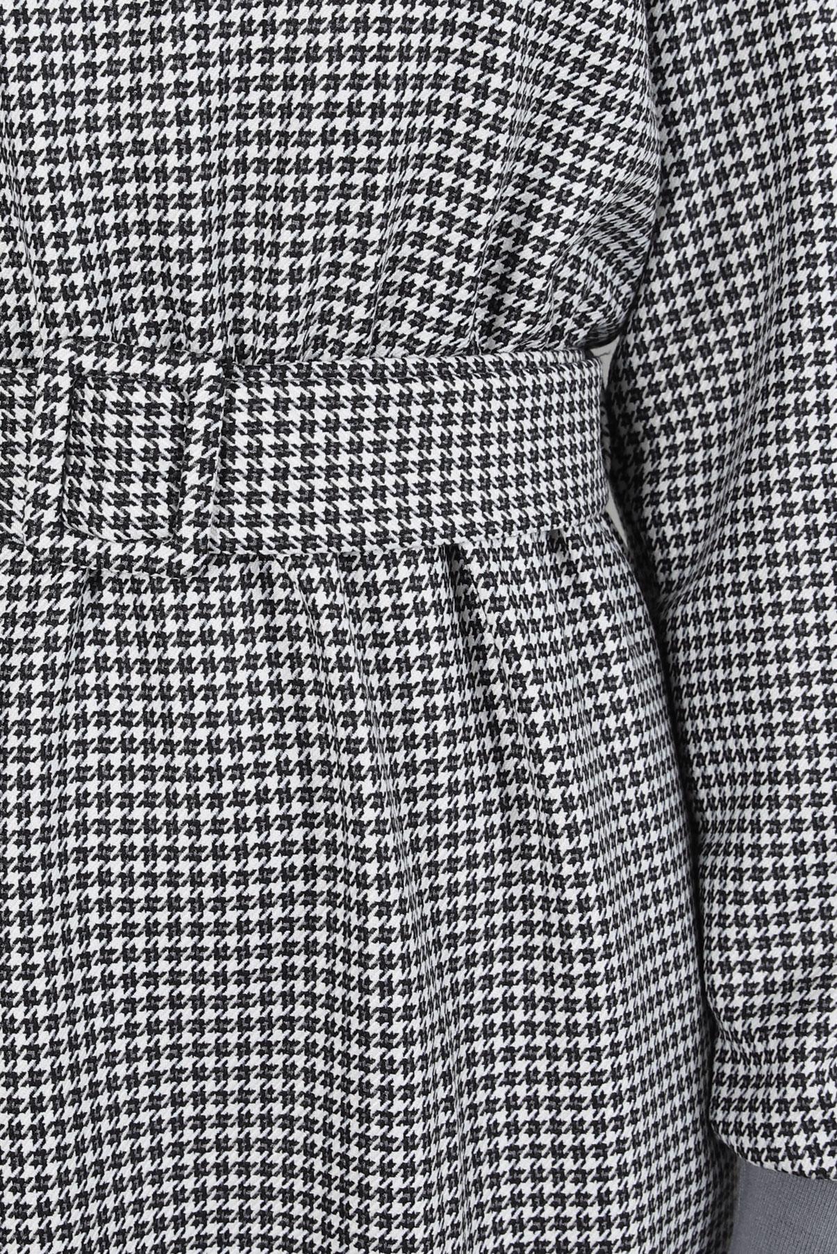 Tesettür giyim GRİ KEMERLİ ELBİSE 44332