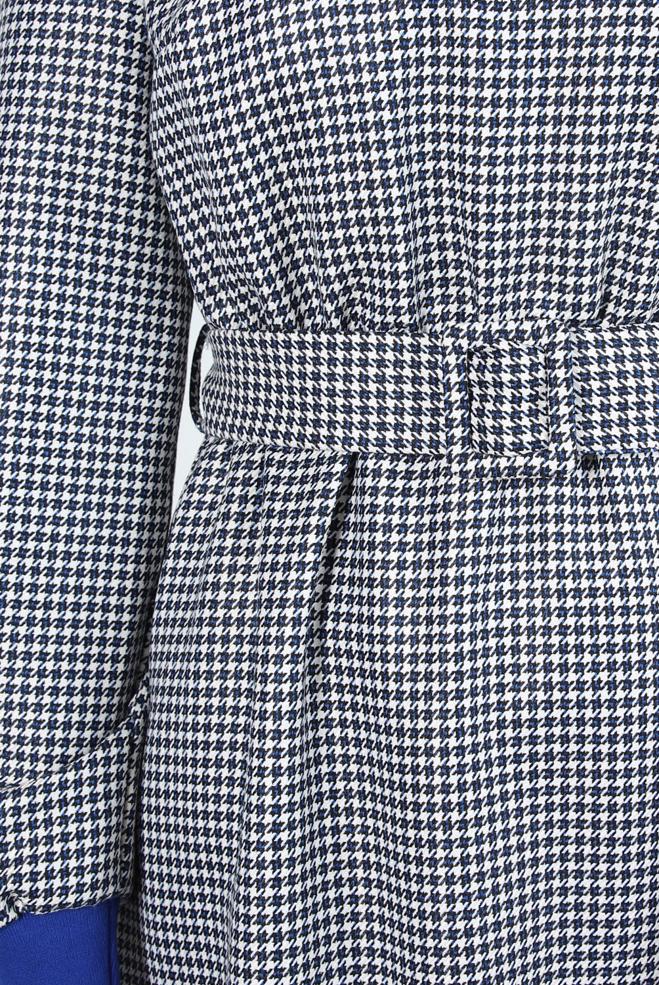 Tesettür giyim LACİVERT KEMERLİ ELBİSE 44332 - ALVİNA