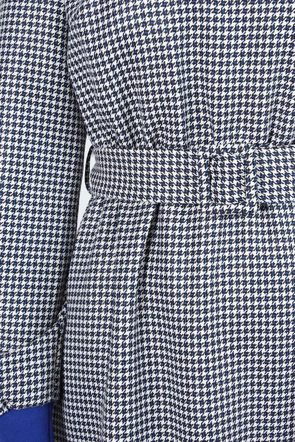 Tesettür giyim LACİVERT KEMERLİ ELBİSE 44332