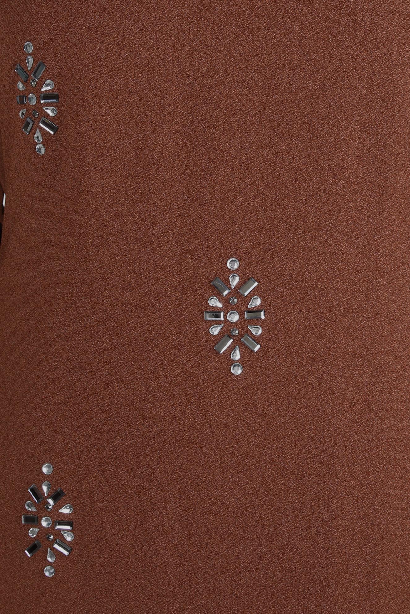 Hijab clothing TABA BELTED DRESS WITH GEM DETAIL 44356-1