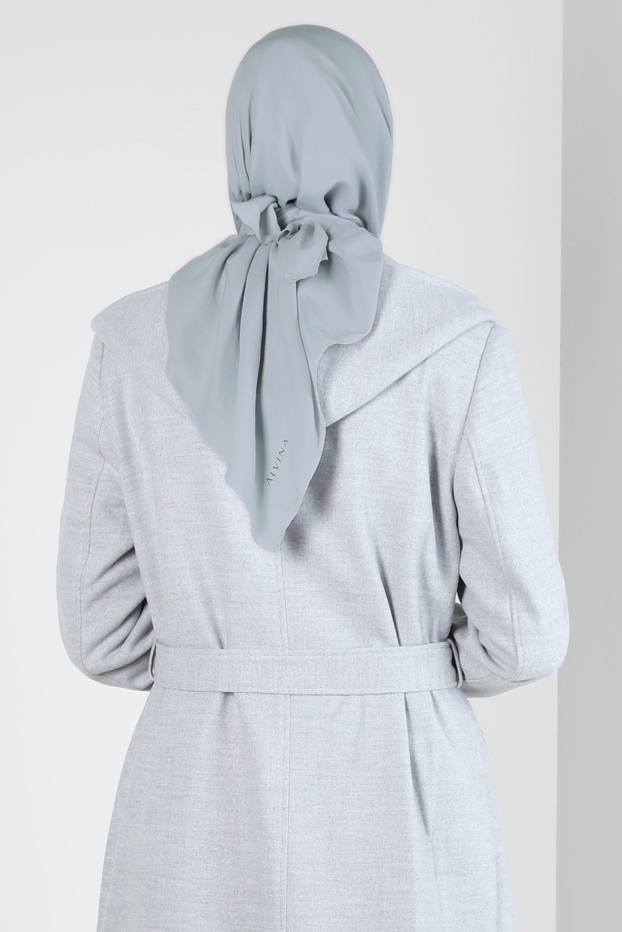 Tesettür giyim GÜMÜŞ ALVİNA SOFT EŞARP 8303