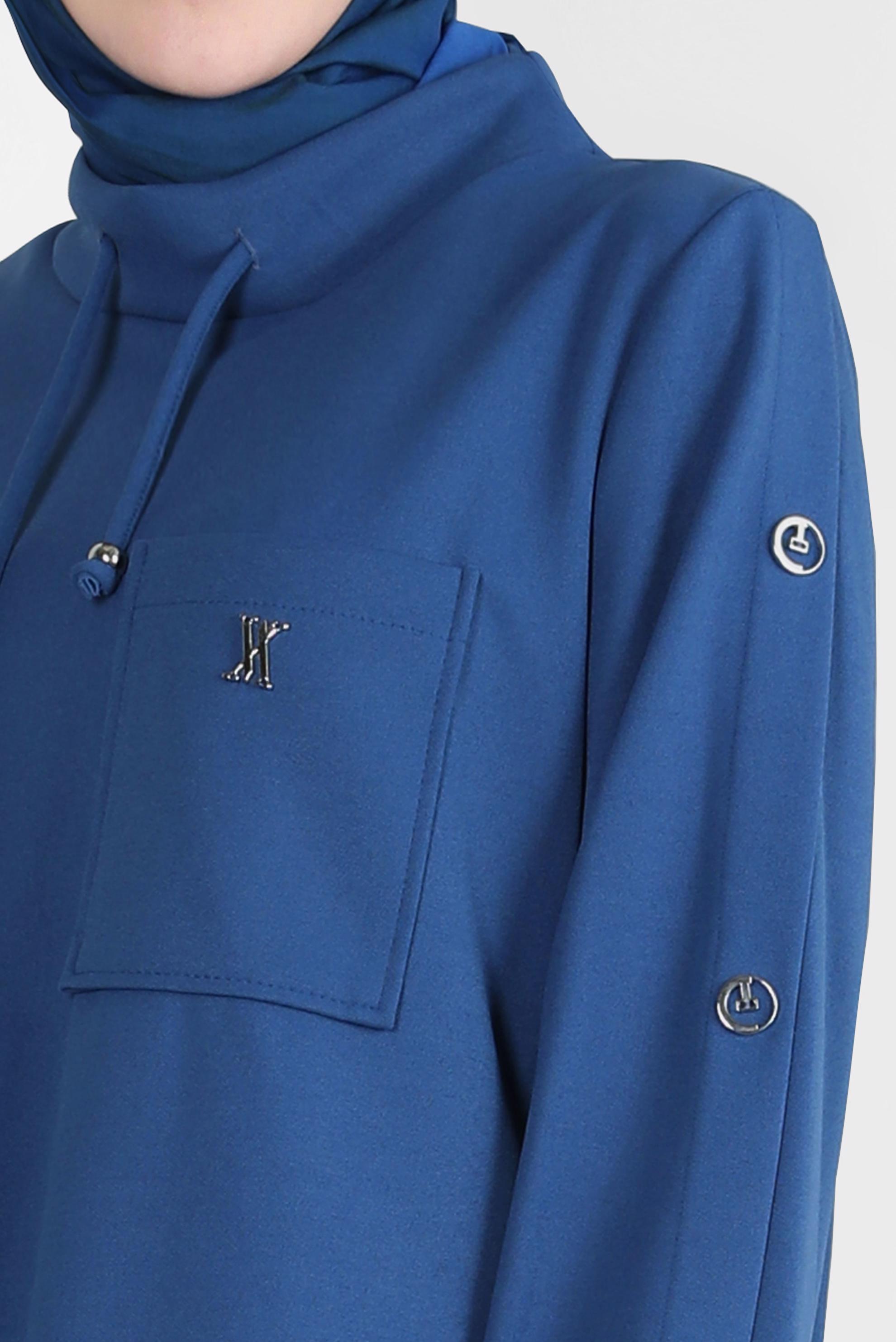 Tesettür giyim MAVİ ETEKLİ EŞOFMAN TAKIM 43878