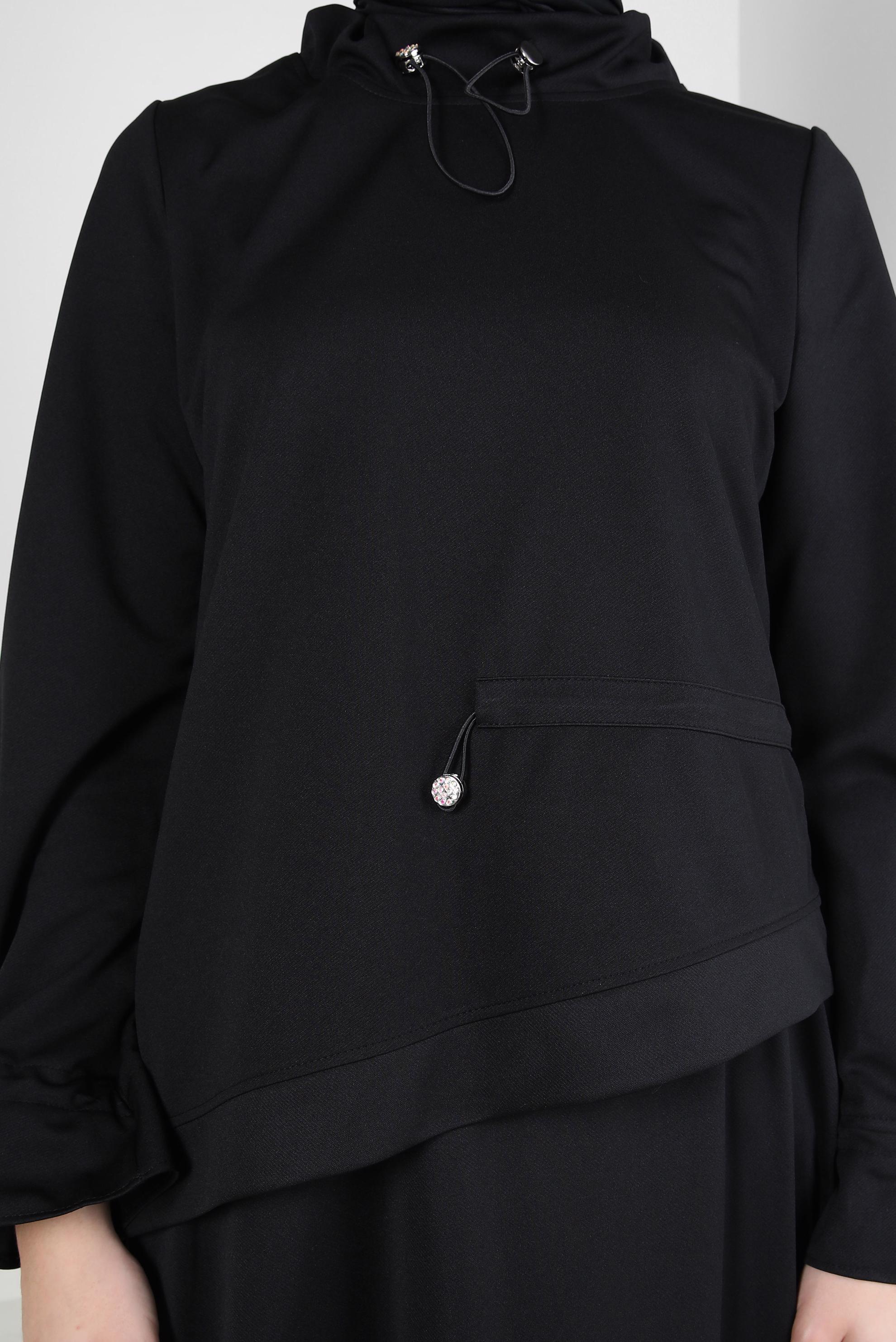Vêtements hijab NOIR COSTUME À JUPE 43912