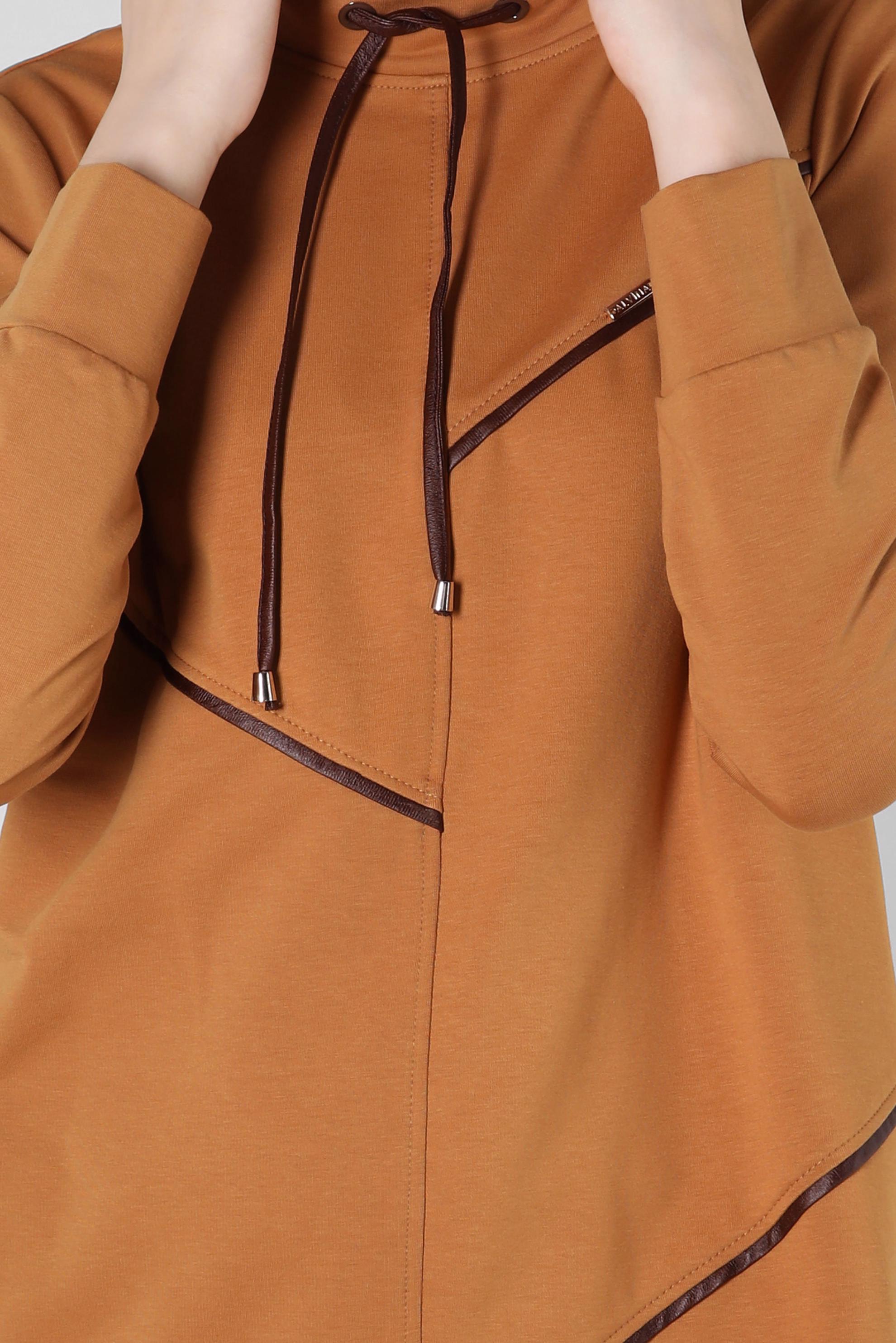 Tesettür giyim SARI ŞERİTLİ EŞOFMAN TUNİK 44122