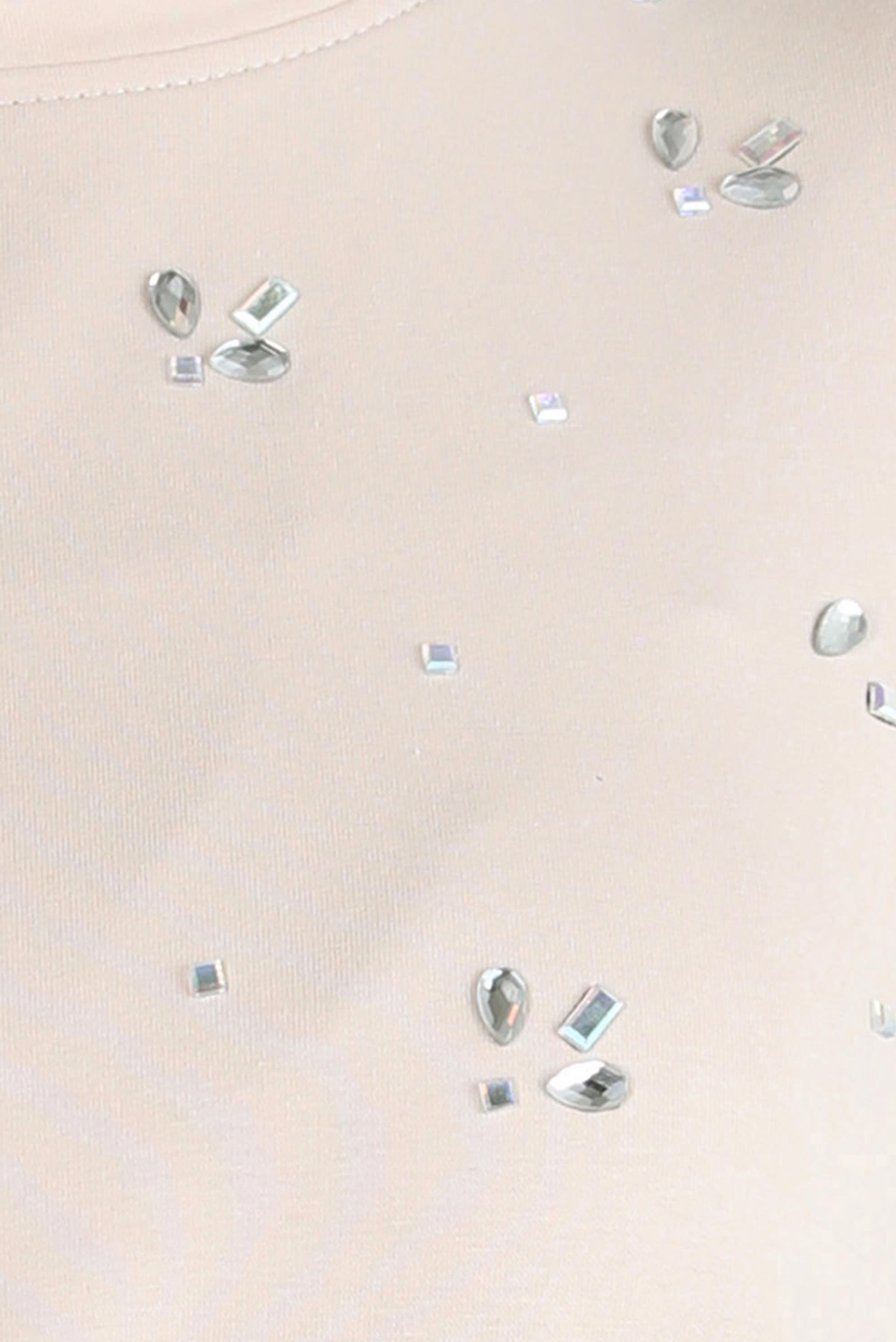 Tesettür giyim BEJ TÜL DETAYLI EŞOFMAN TUNİK 44183