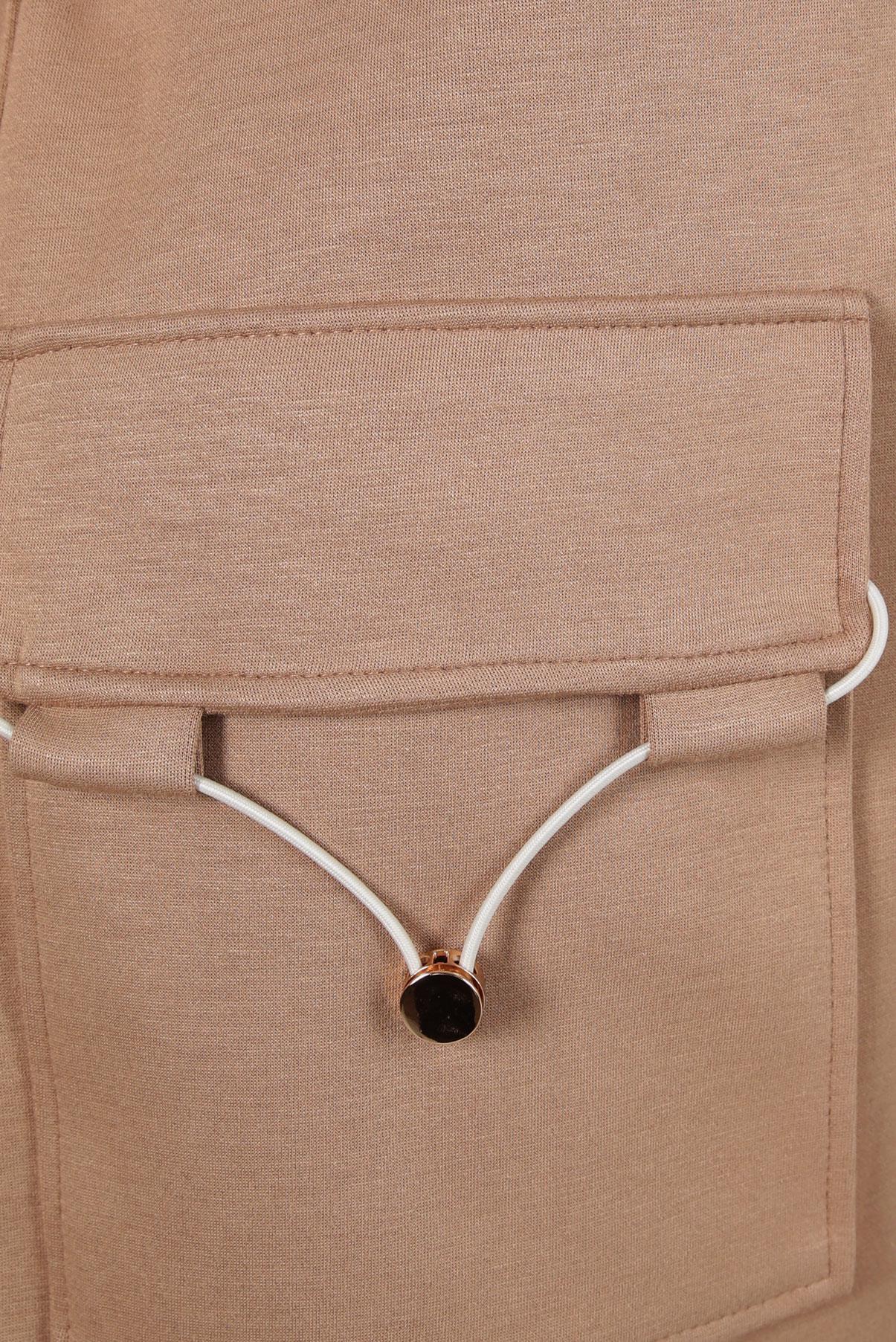 Tesettür giyim KAHVE PANTOLONLU EŞOFMAN TAKIM 44239