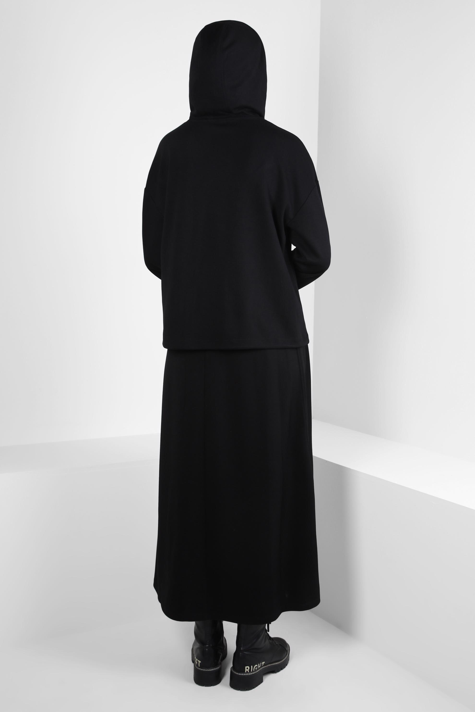 Tesettür giyim SİYAH ETEKLİ EŞOFMAN TAKIM 44240