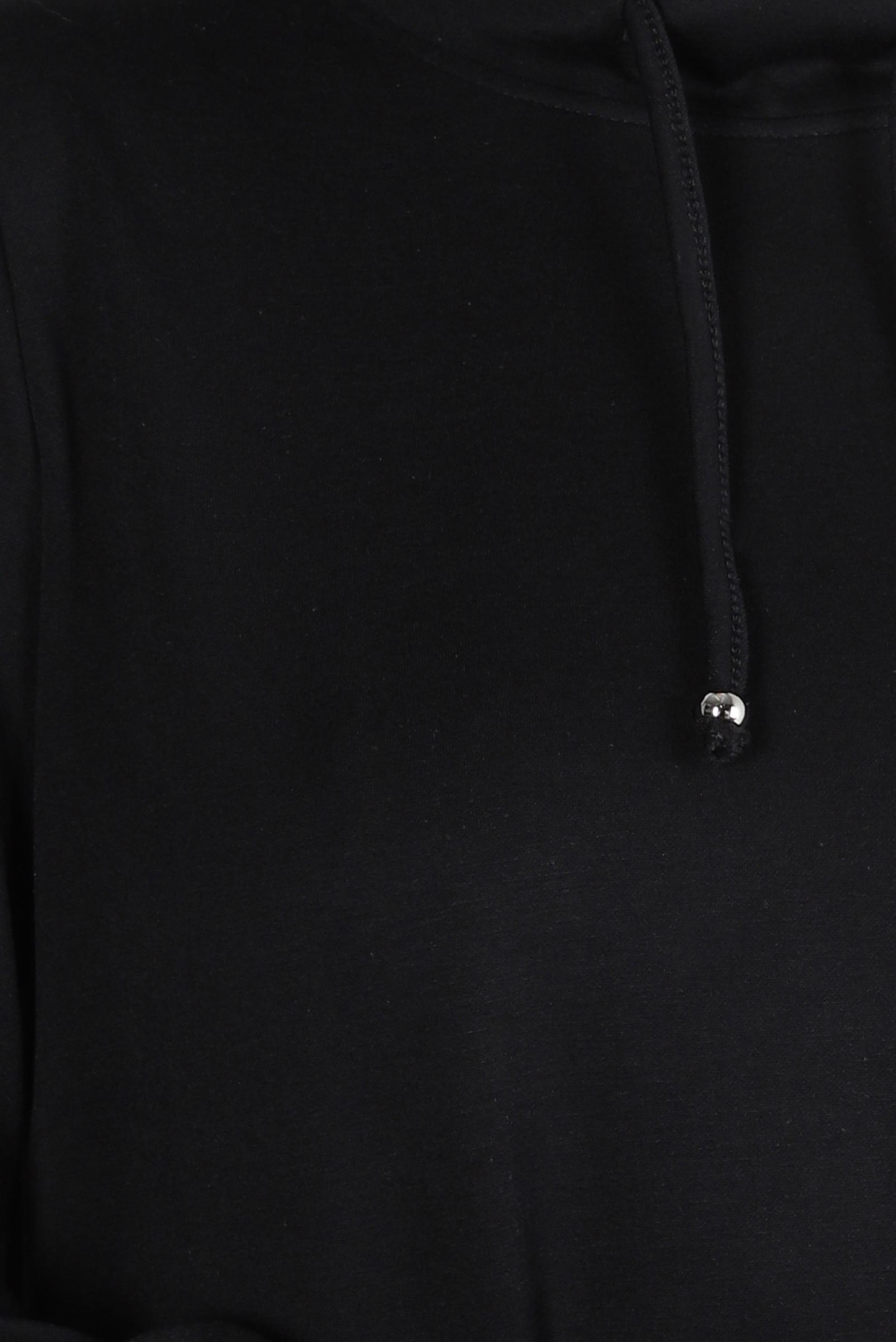 Tesettür giyim SİYAH METAL AKSESUARLI EŞOFMAN TUNİK 44242