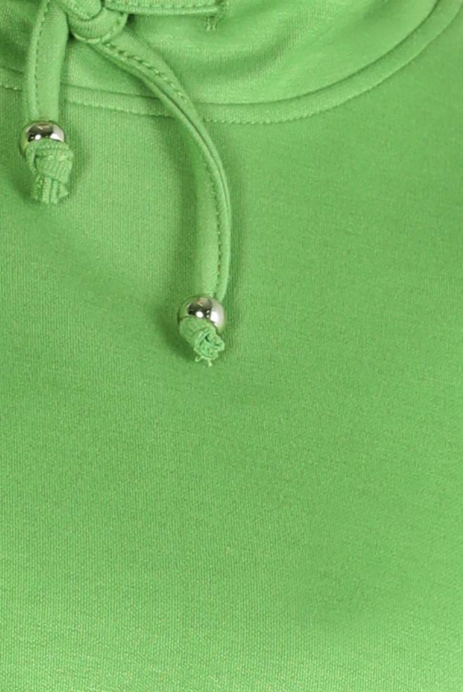 Tesettür giyim YEŞİL METAL AKSESUARLI EŞOFMAN TUNİK 44242 - ALVİNA